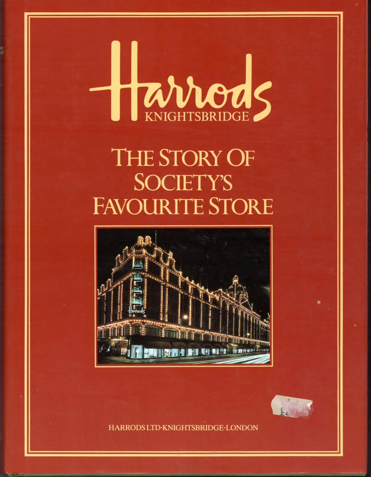 Harrods Story Of Society [Hardcover] Callery, Sean 1