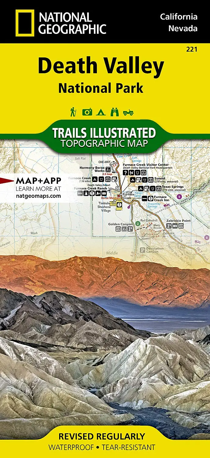 Death Valley National Park Map (National Geographic Trails Illustrated Map, 221) [Map] National Geographic Maps - Trails Illustrated 1