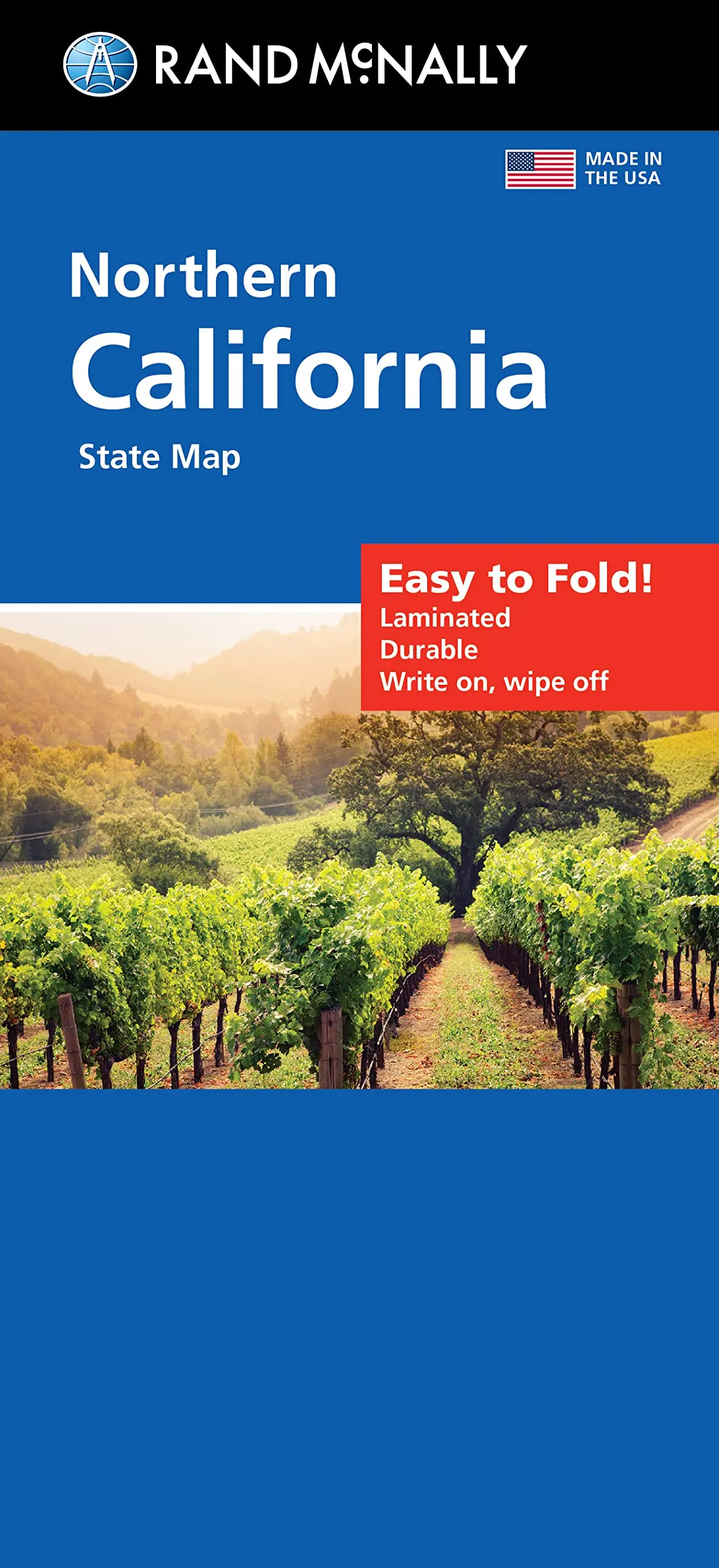 Rand Mcnally Easy To Fold: Northern California Laminated Map [Map] Rand Mcnally 1