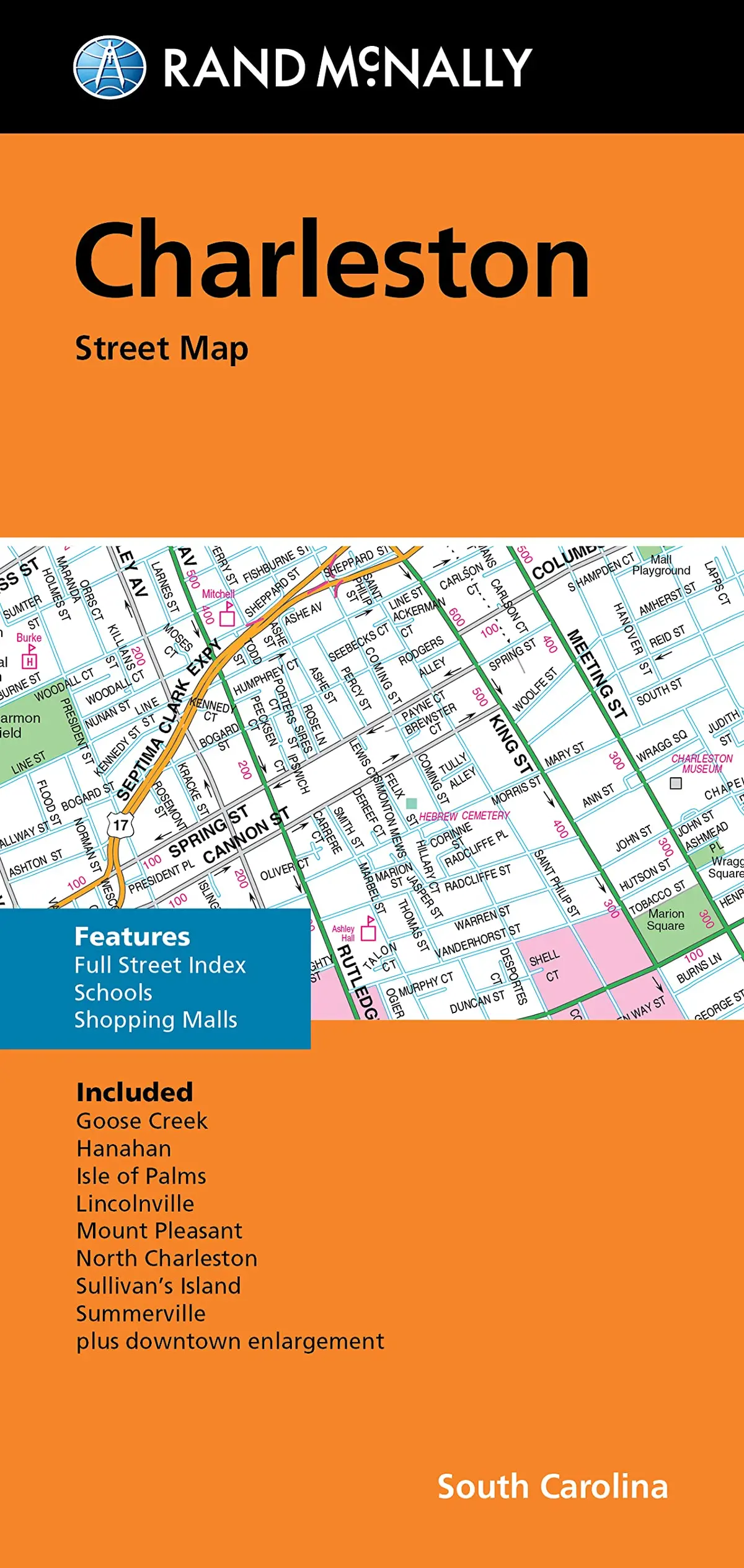 Rand Mcnally Folded Map: Charleston Street Map [Map] Rand Mcnally 1