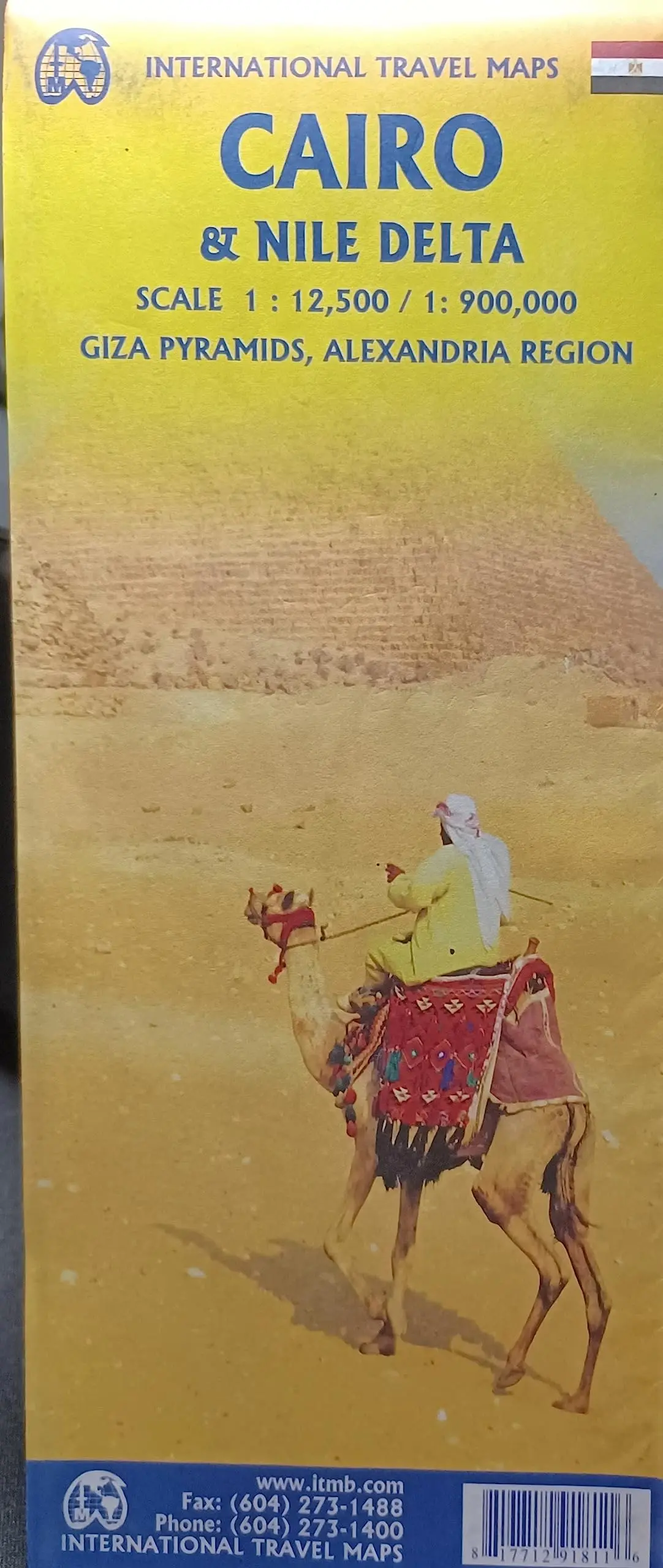 Cairo And Nile Delta Map - Giza Pyramids, Alexandria Region [Map] Staff 1