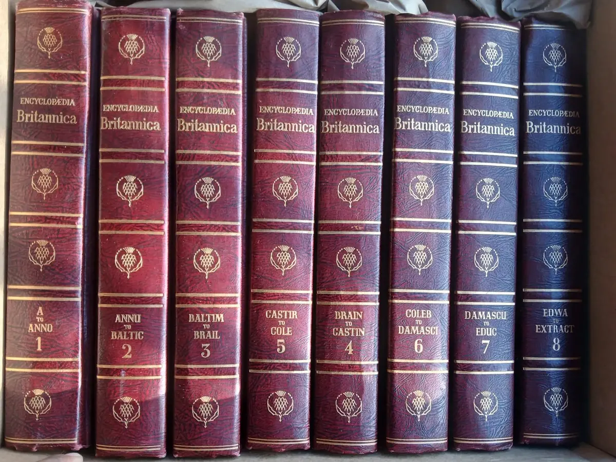 Encyclopedia Britannica Complete 24 Volume Set 1959 (Volumes 1 Thru 24) [Hardcover] Publisher William Benton 1