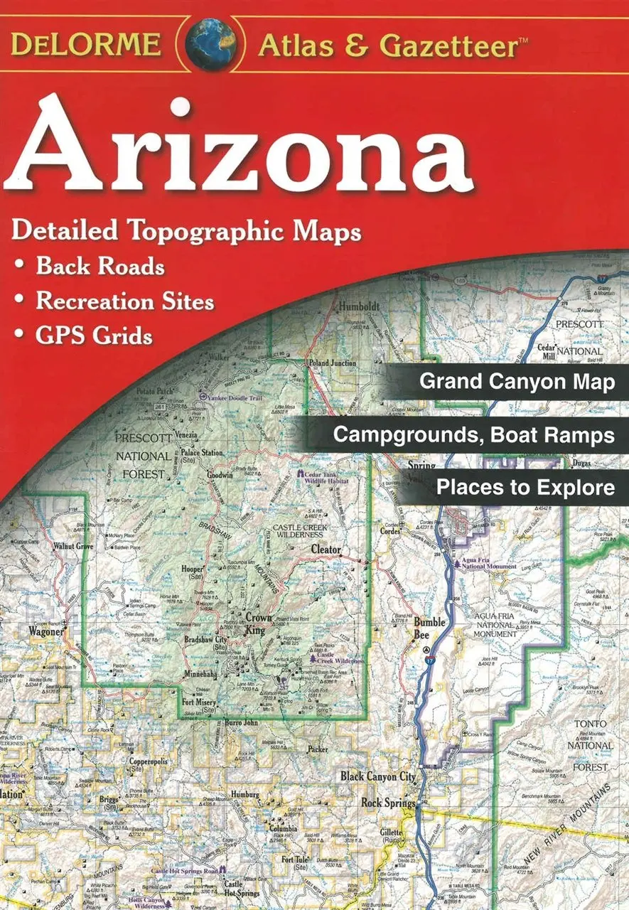 Garmin Delorme Atlas & Gazetteer Paper Maps- Arizona, Aa-000005-000 1