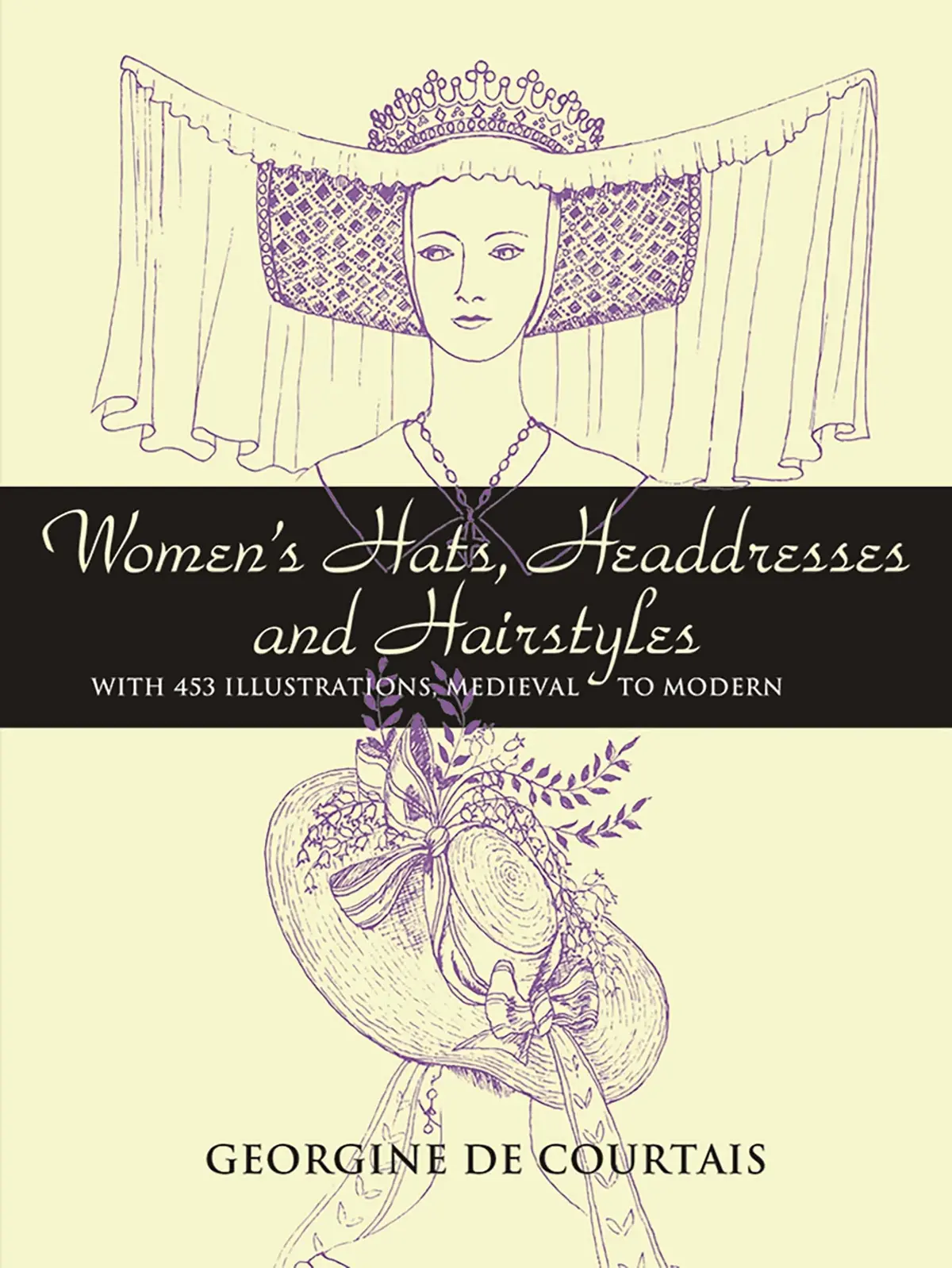 Women's Hats, Headdresses And Hairstyles: With 453 Illustrations, Medieval To Modern (Dover Fashion And Costumes) [Paperback] De Courtais, Georgine 1