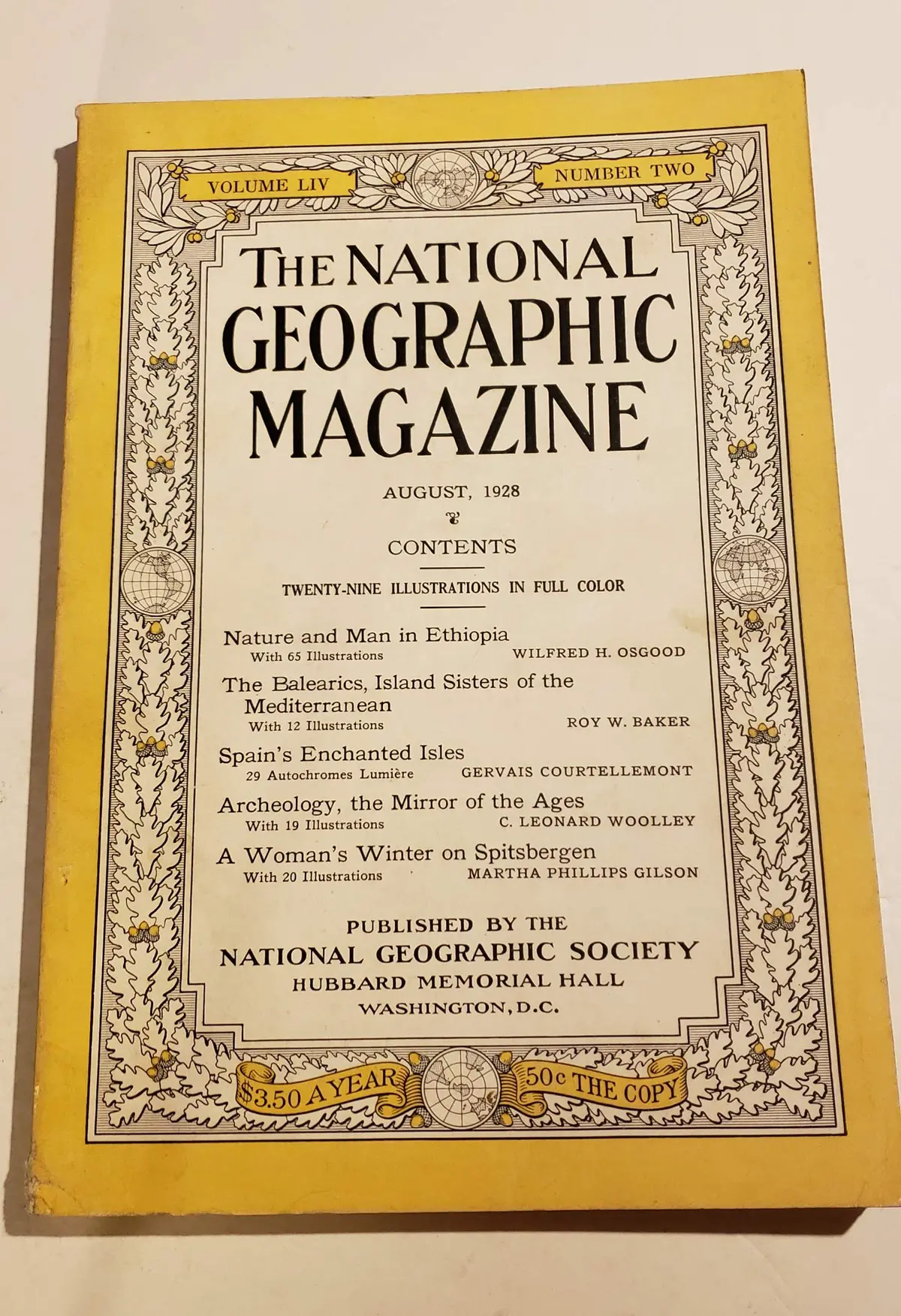 National Geographic Magazine, August, 1928 [Journal] 1