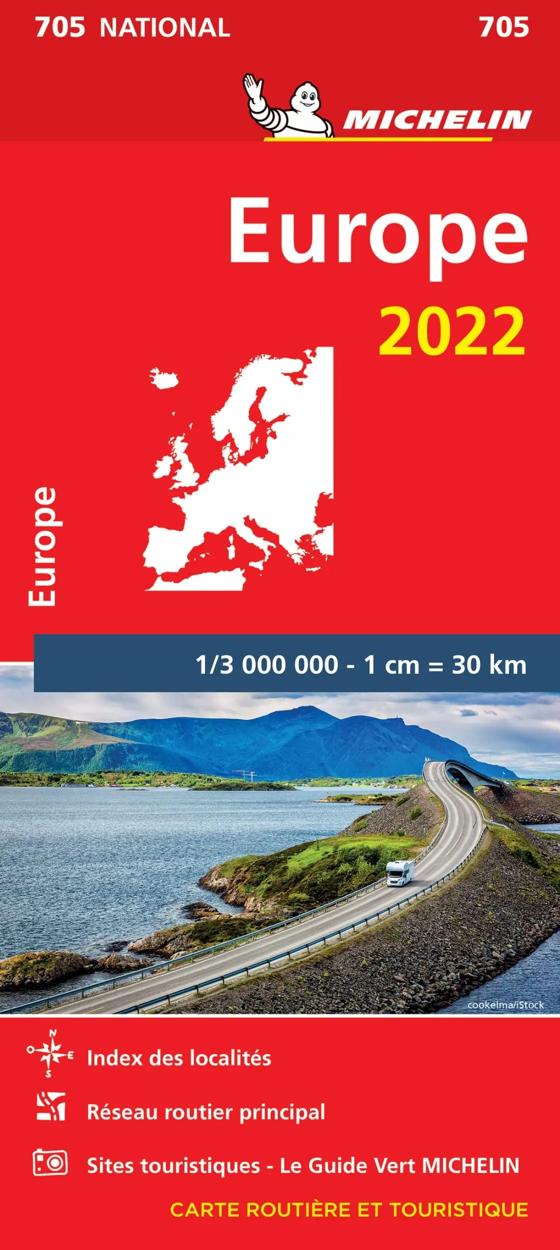 Europe Road And Tourist Map (National Map 705) 1