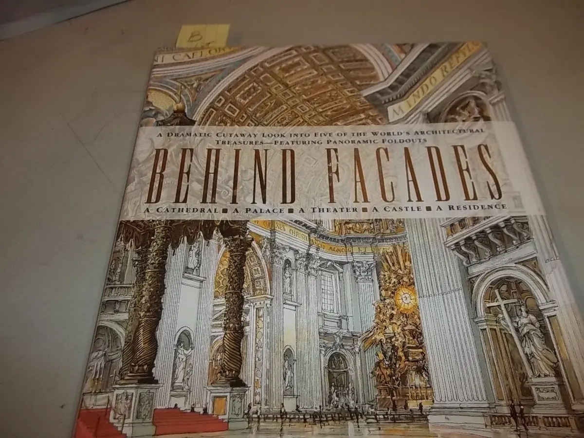 Behind Facades/A Dramatic Cutaway Look Into Five Of The World's Architectural Treasures-Featuring Panoramic Foldouts: A Dramatic Cutaway Look Into ... -- Featuring Spectacular Panoramic Foldouts Draper, Paul And Copplestone, Trewin 1