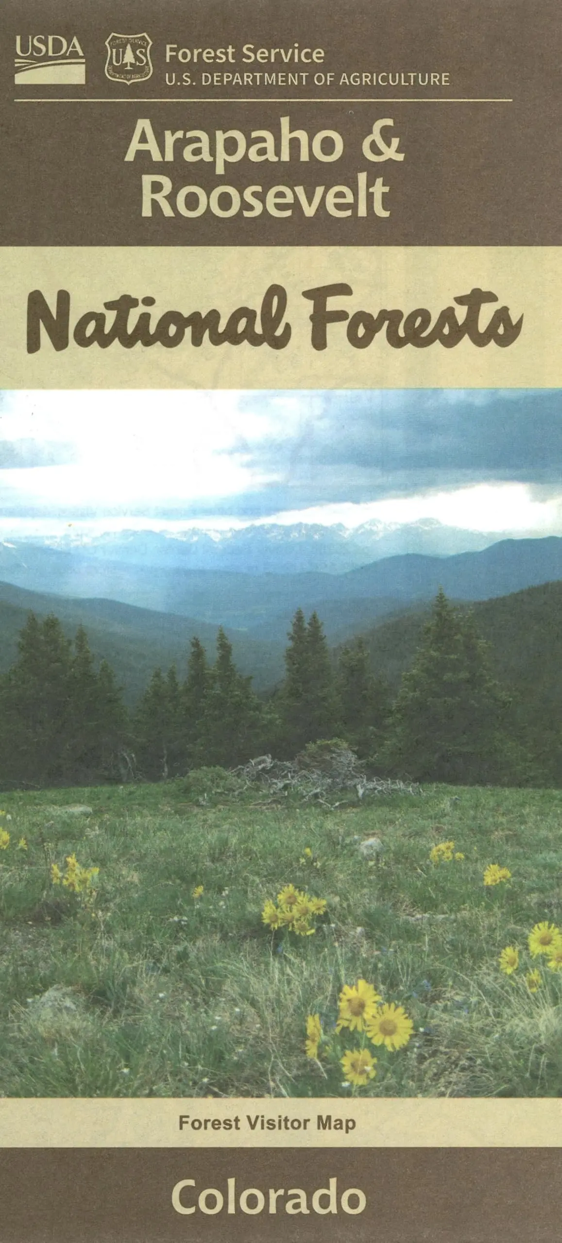 Arapaho & Roosevelt National Forests, Co Vistitor Map [Map] 1