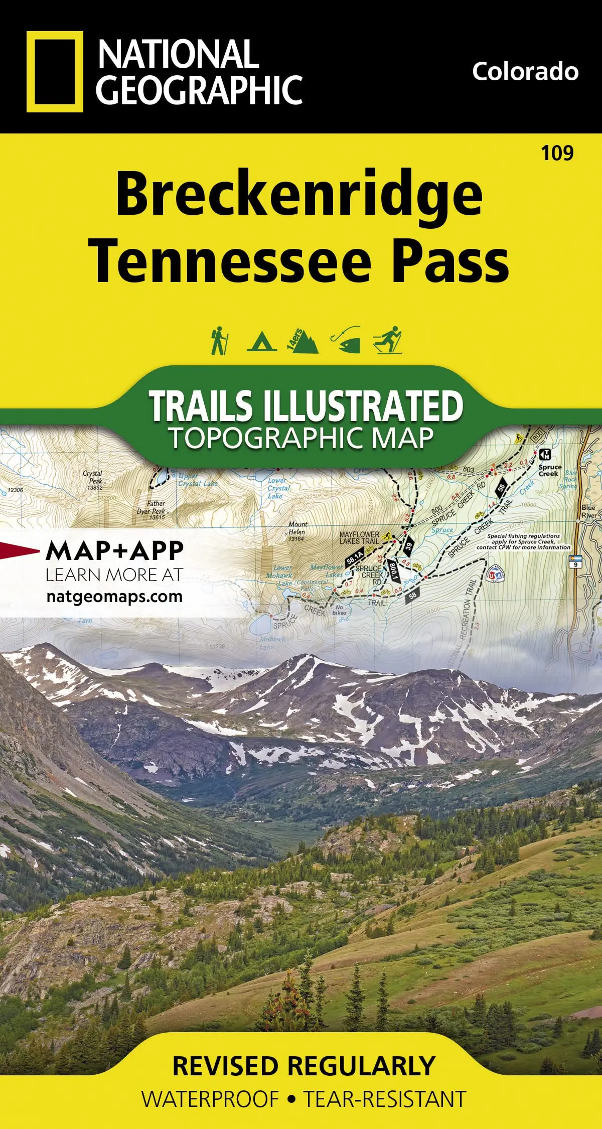 Breckenridge, Tennessee Pass Map (National Geographic Trails Illustrated Map, 109) [Map] National Geographic Maps - Trails Illustrated 1