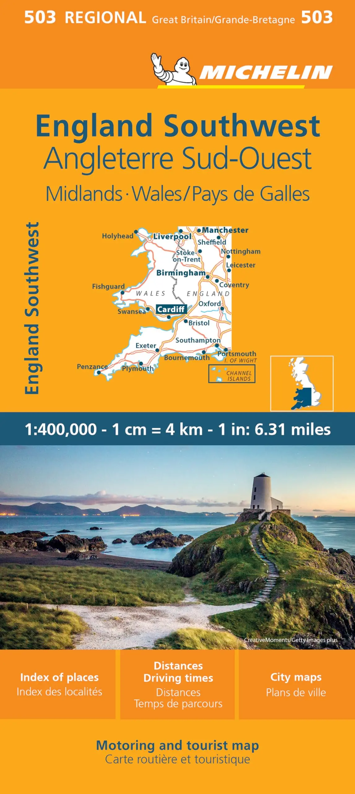 Michelin Map Great Britain: Wales, The Midlands, South West England 503 (Maps/Regional (Michelin)) [Map] Michelin 1