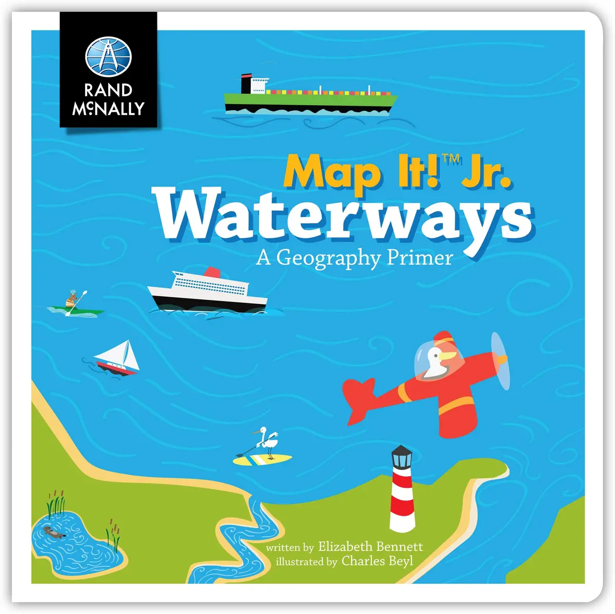 Map It! Jr Waterways Boardbook [Board Book] Rand Mcnally 1