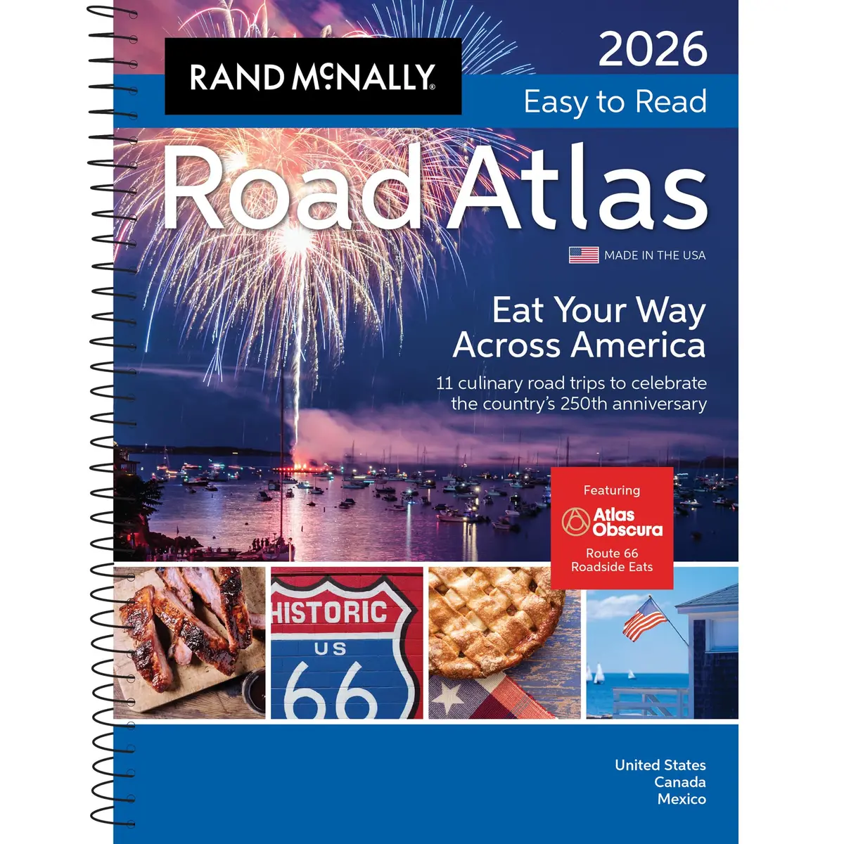 2026 Rand Mcnally Easy To Read Midsize Road Atlas 1