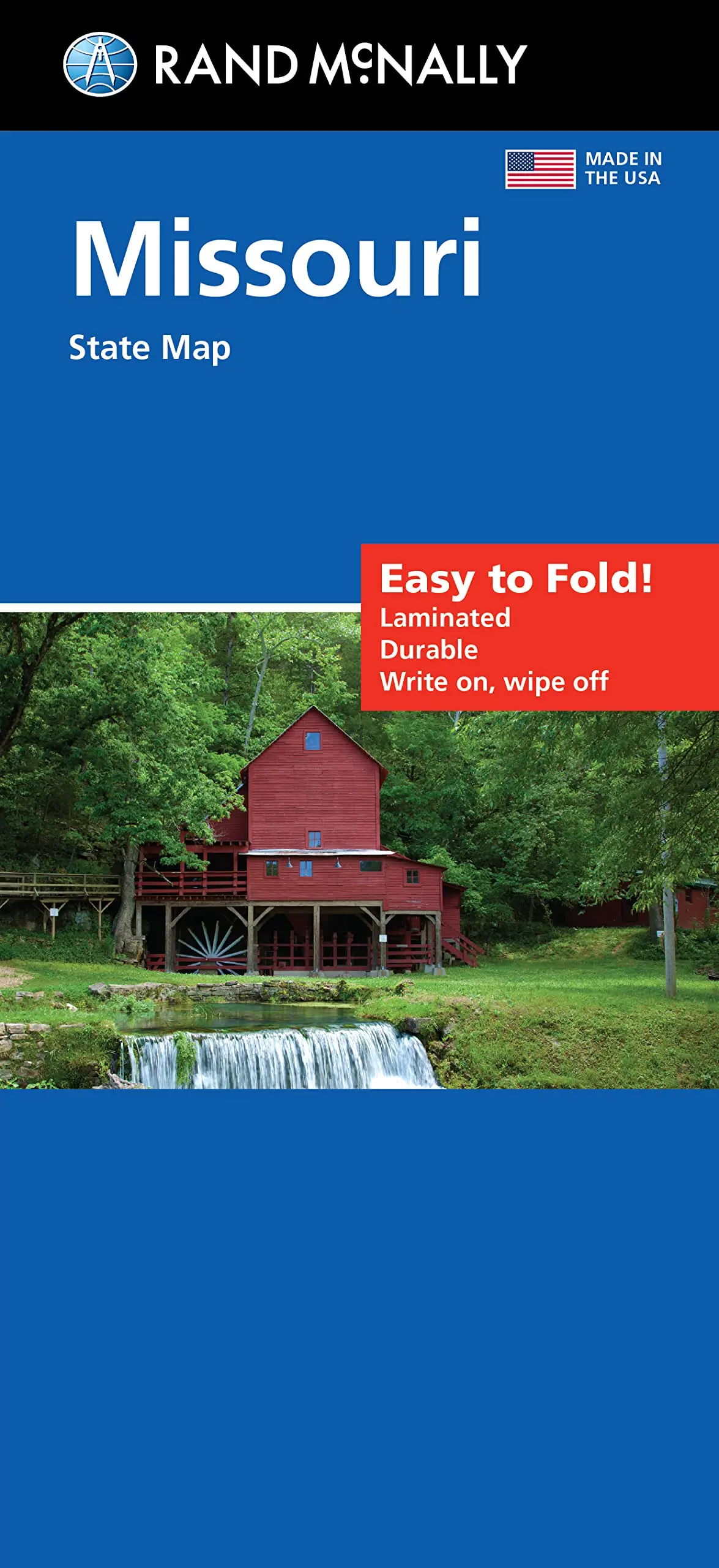 Easy To Fold! Missouri State Map (Laminated) 1