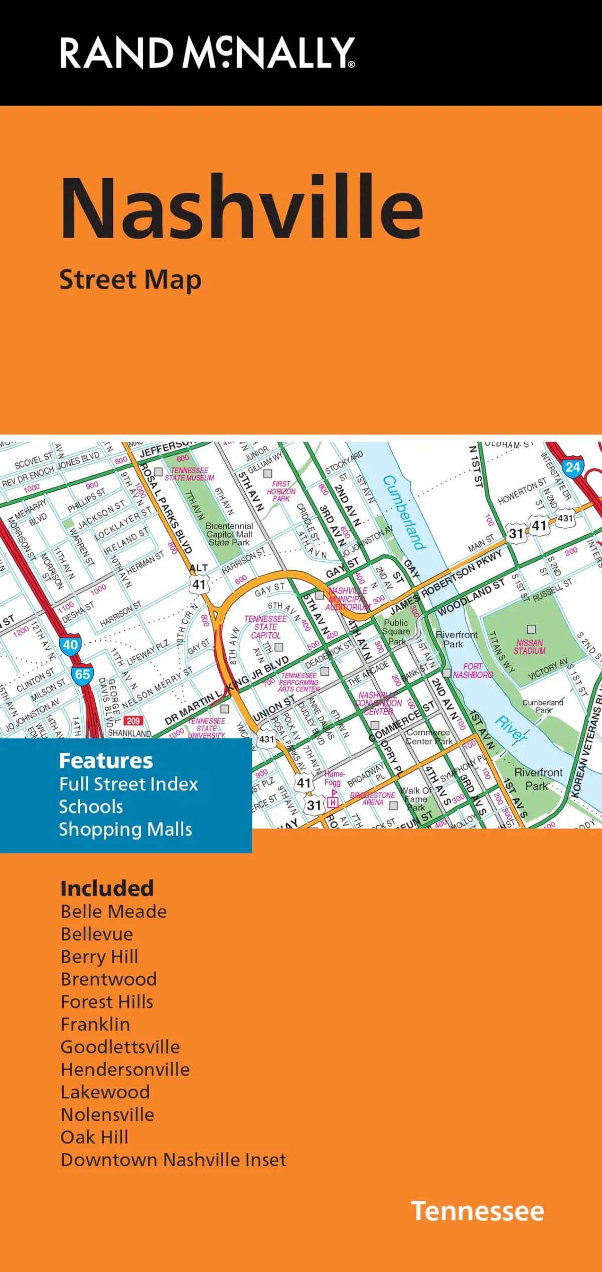 Nashville Street Map 1