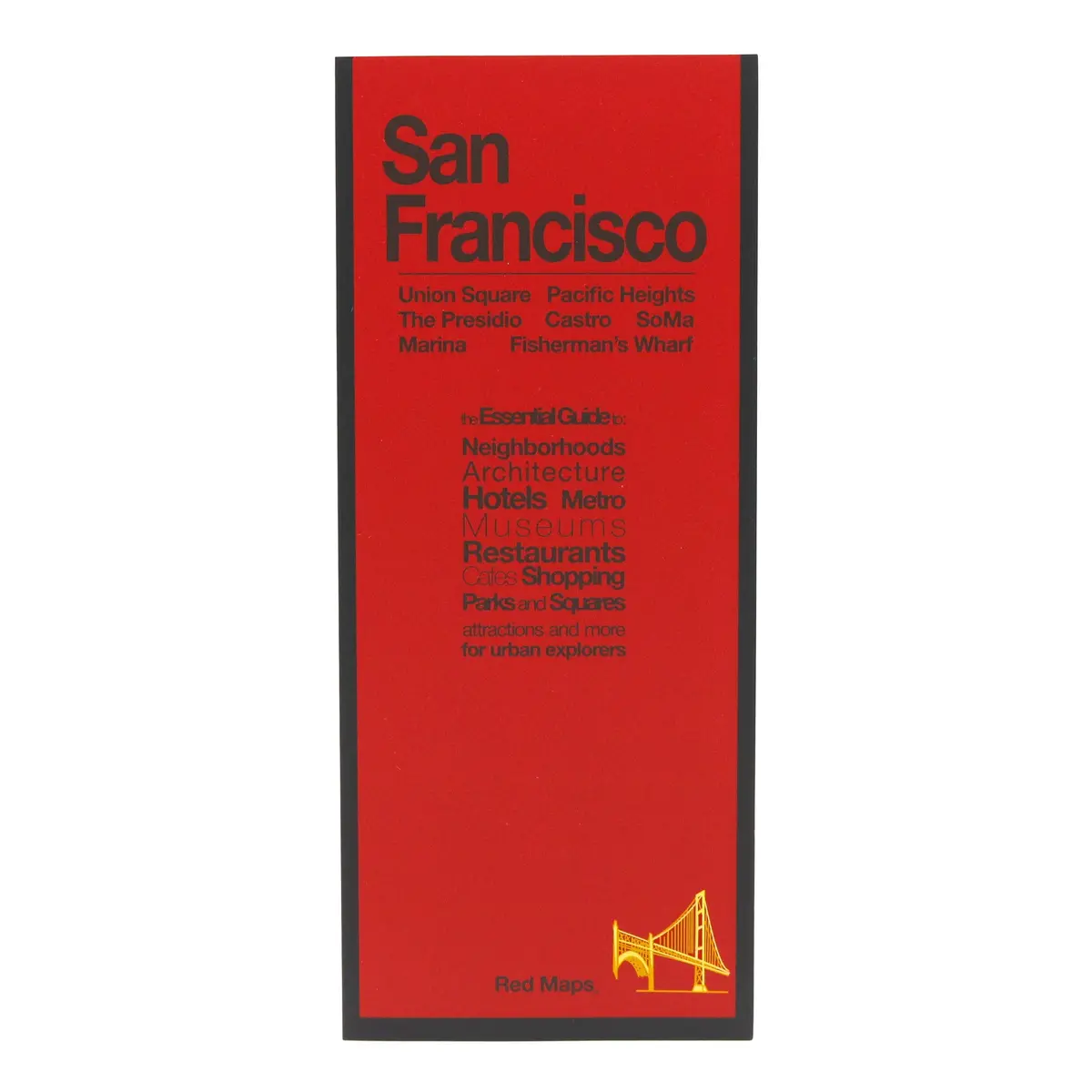 Red Maps San Francisco Street Map And City Guide [Map] Red Maps 1