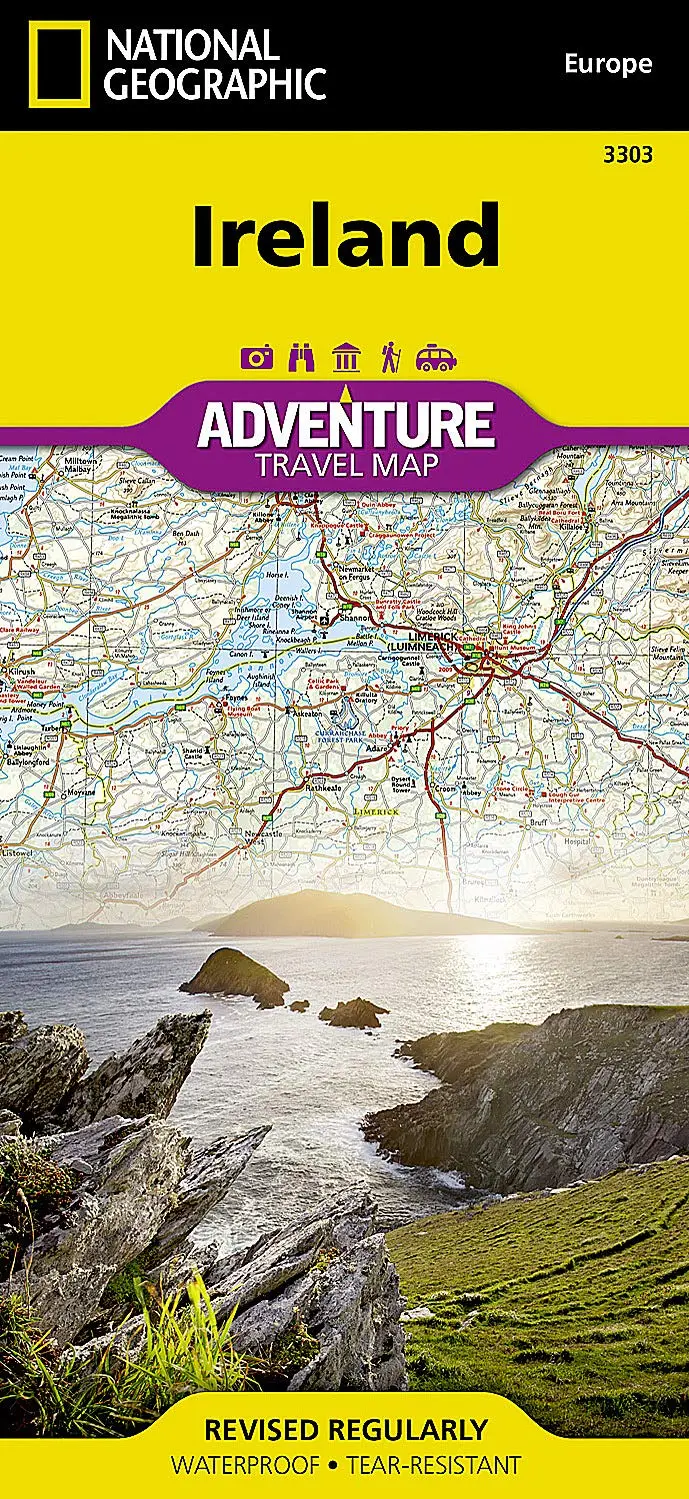 Ireland Map (National Geographic Adventure Map, 3303) [Map] National Geographic Maps - Adventure 1