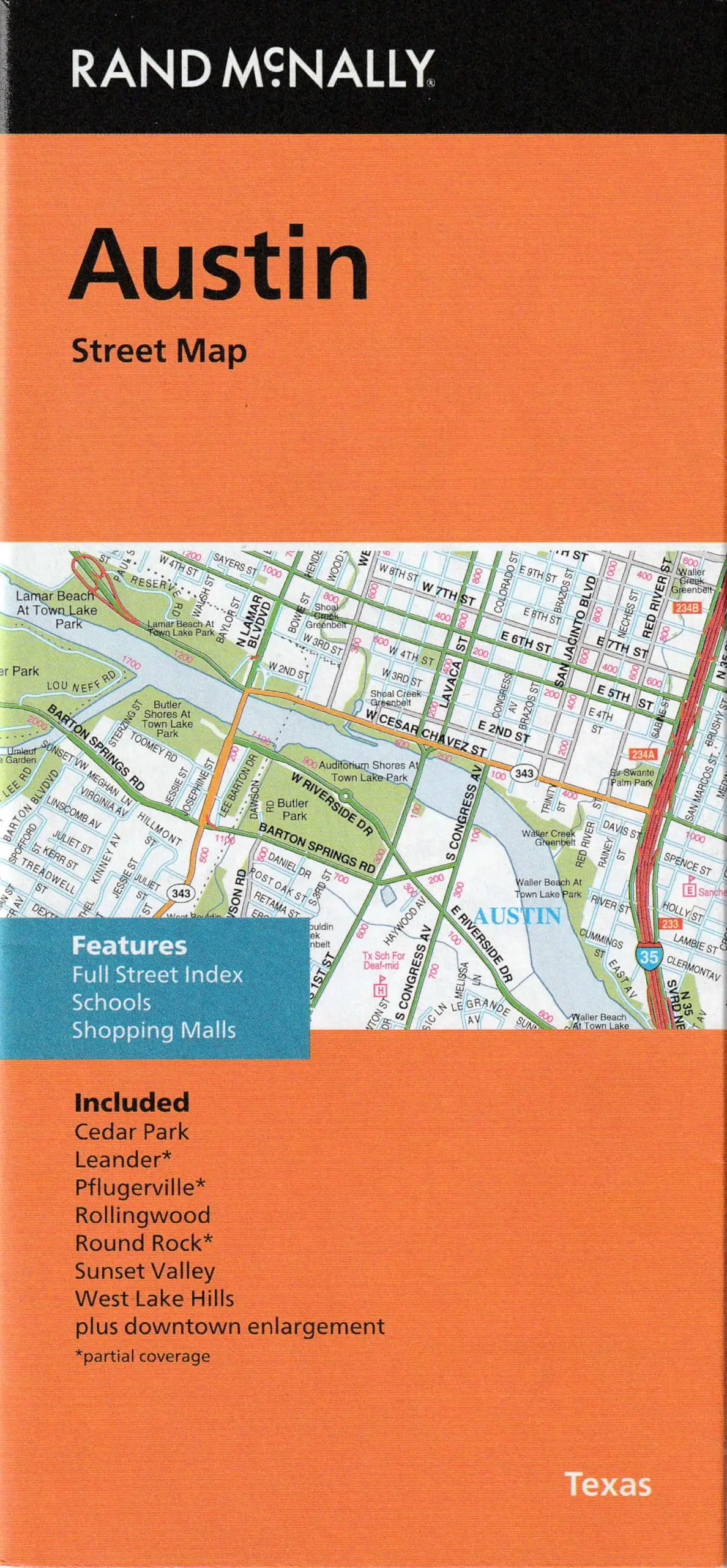 Austin Street Map (Texas) 1