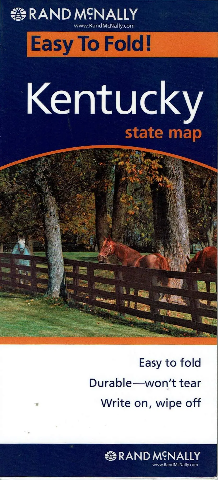 Kentucky State Map [Map] Rand Mcnally Staff And Photodisc 1