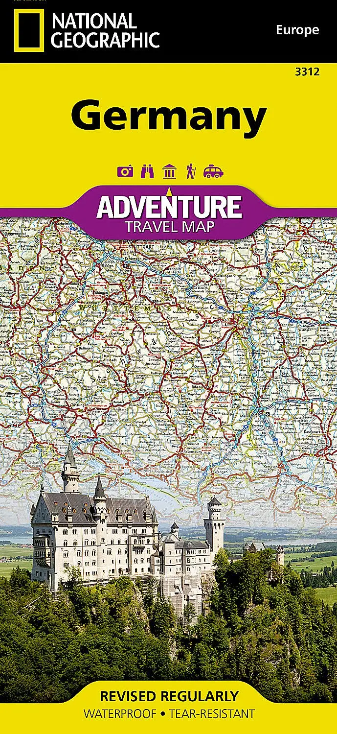 Germany (Adventure Travel Map 3312) 1