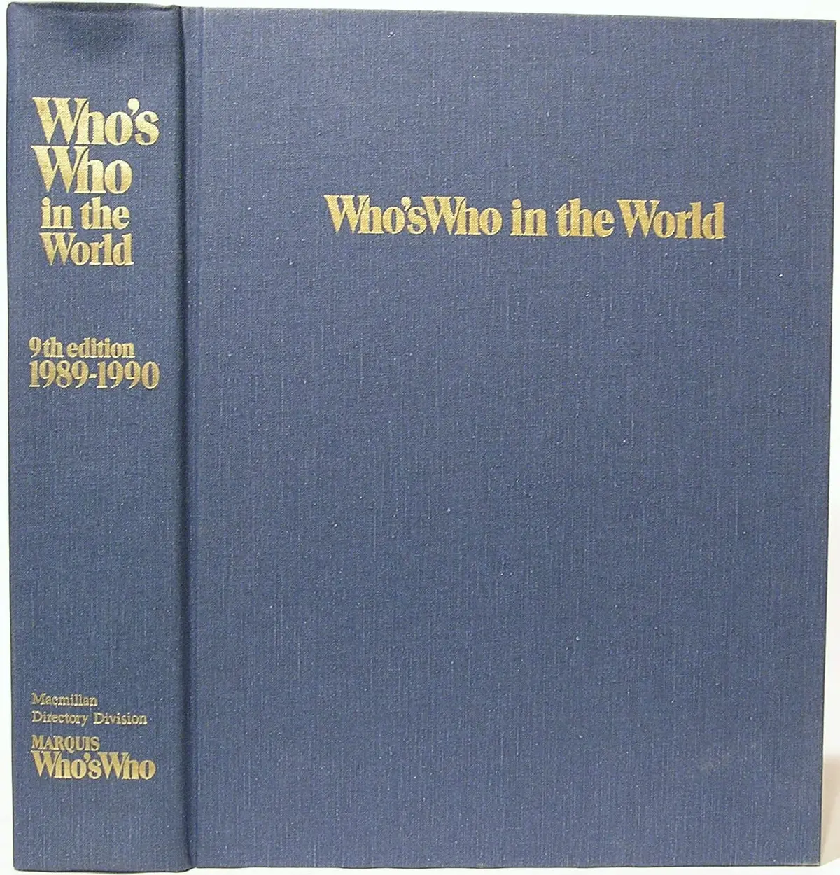 Who's Who In The World [Hardcover] Marquis Who's Who 1