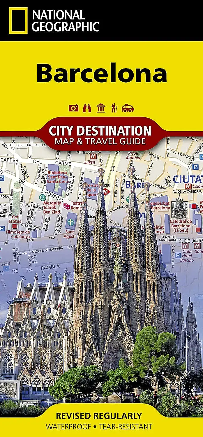 Barcelona Map (National Geographic Destination City Map) [Map] National Geographic Maps 1