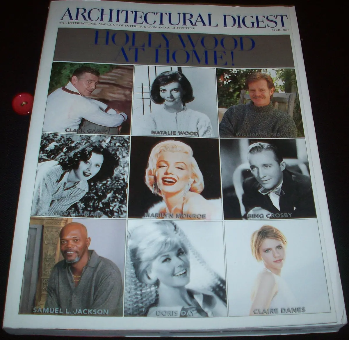 Architectural Digest (Architectural Digest, April 2000 Hollywood At Home) [Paperback] Architectural Digest And Paige Rense 1