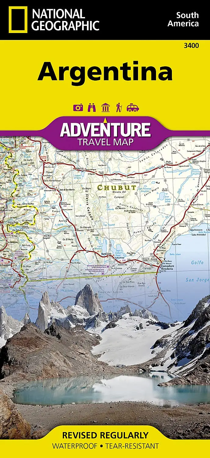 Argentina Map (National Geographic Adventure Map, 3400) [Map] National Geographic Maps - Adventure 1