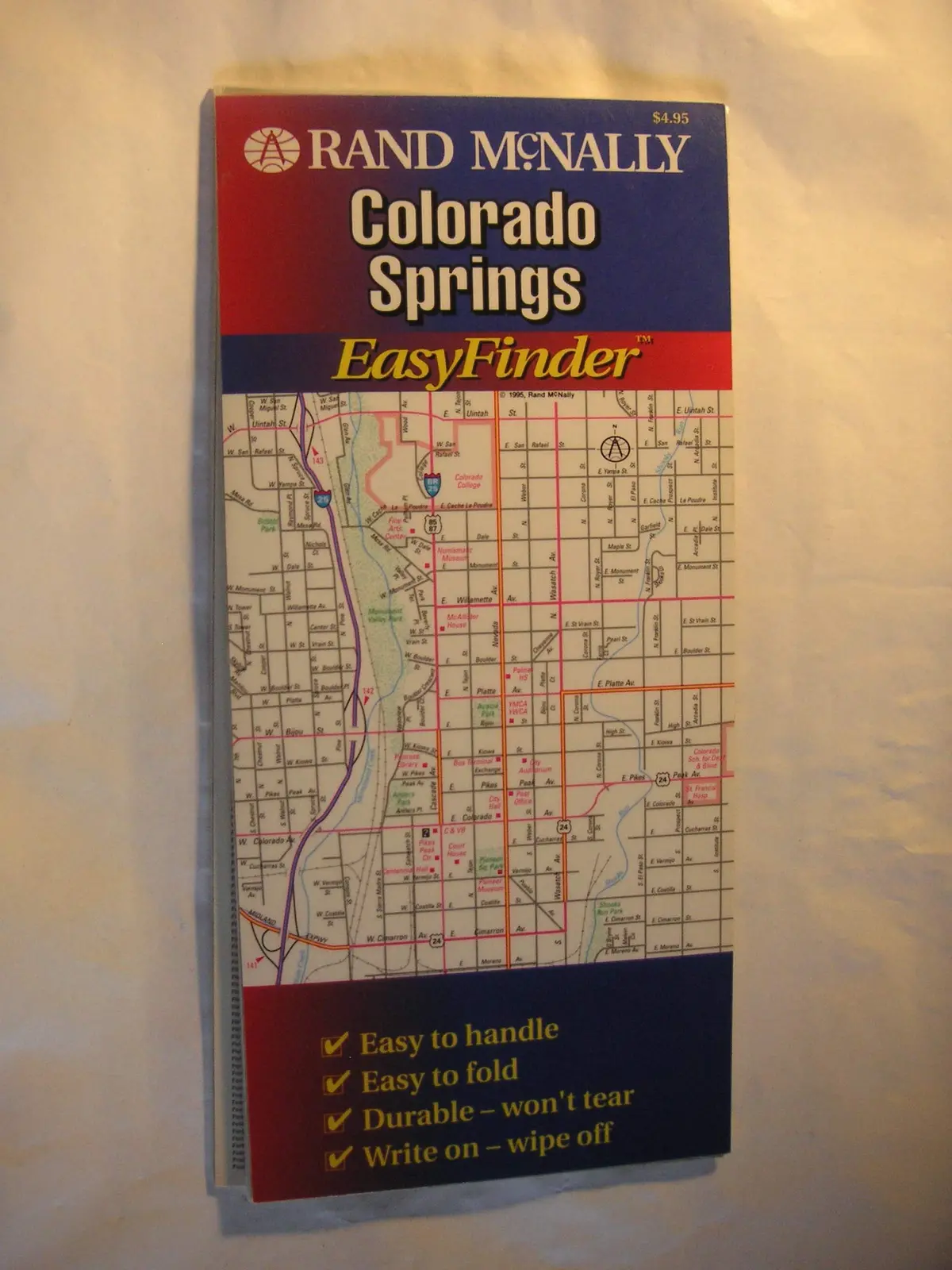 Rand Mcnally Easyfinder Colorado Springs Map (Easyfinder Map) [Map] 1