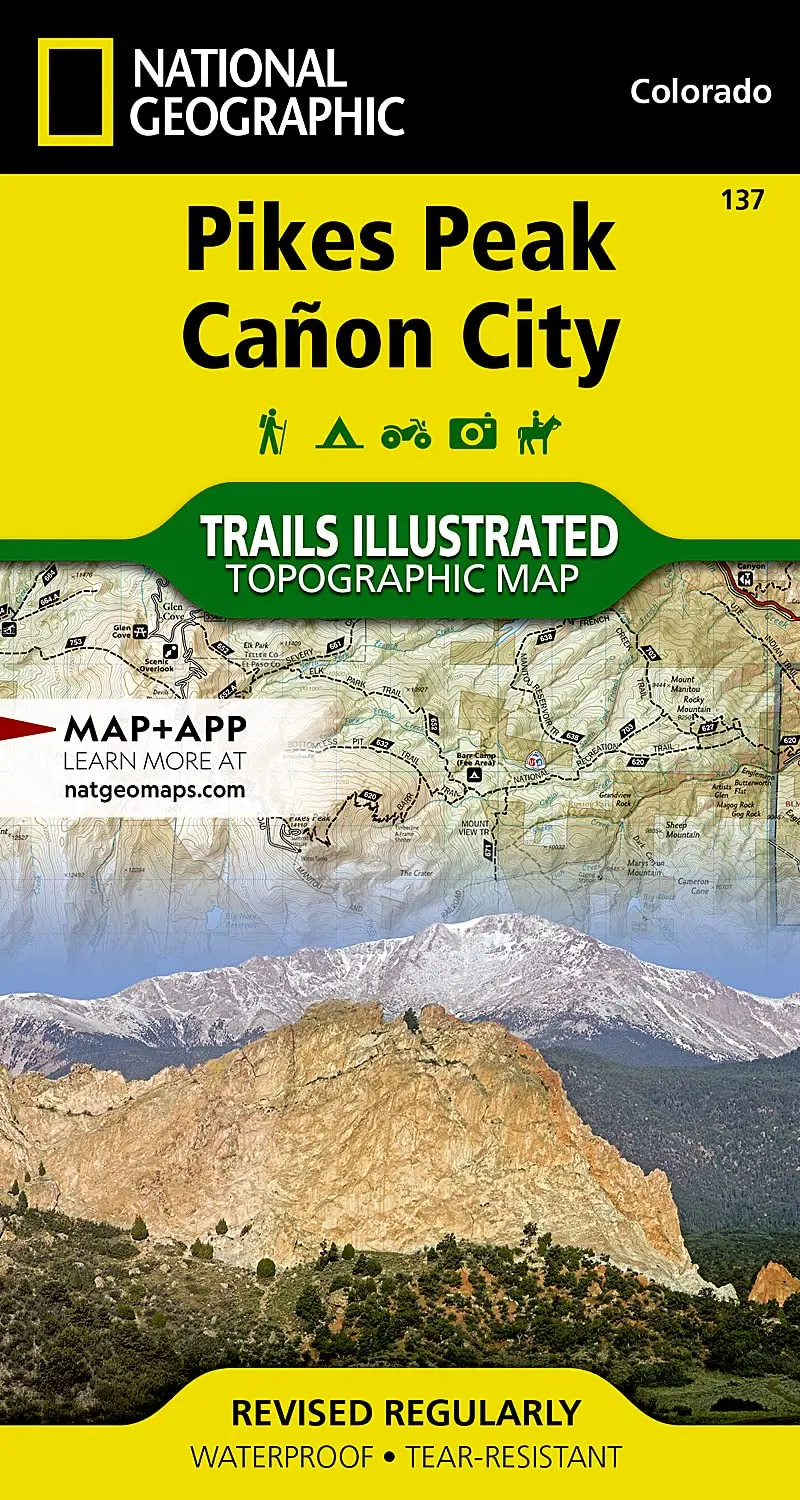 Pikes Peak, Ca?On City Map (National Geographic Trails Illustrated Map, 137) [Map] National Geographic Maps - Trails Illustrated 1
