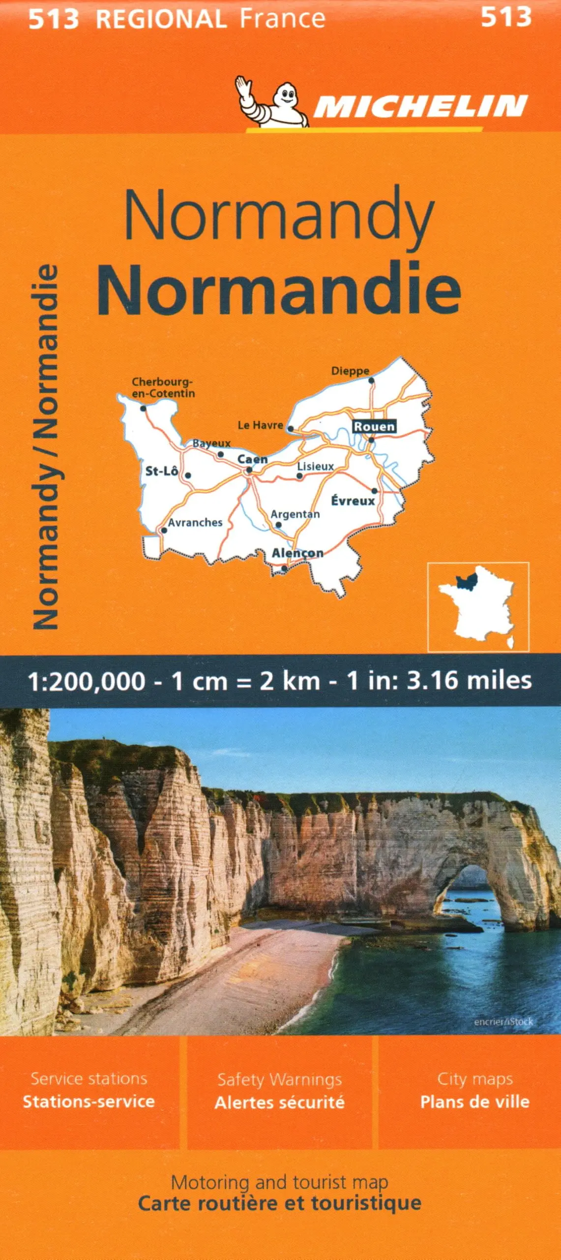 France: Normandy Map 513: Normandy Map 513 (Michelin Regional France, 513) [Map] Michelin 1