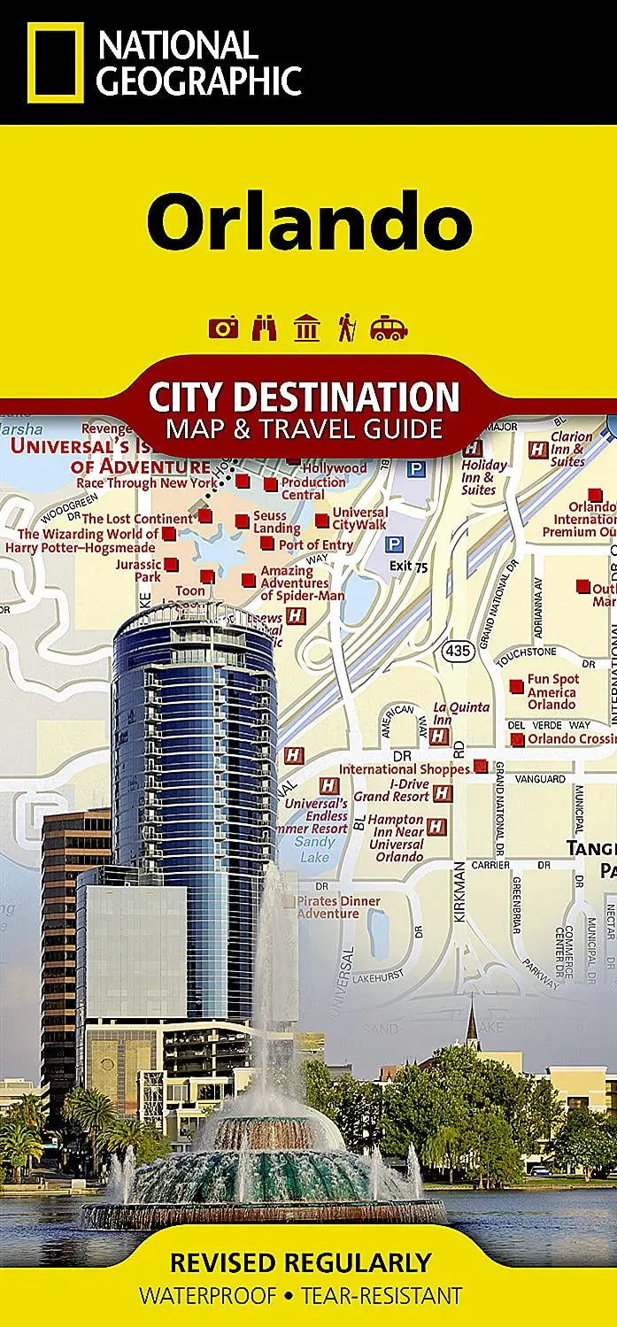 Orlando Map (National Geographic Destination City Map) [Map] National Geographic Maps 1