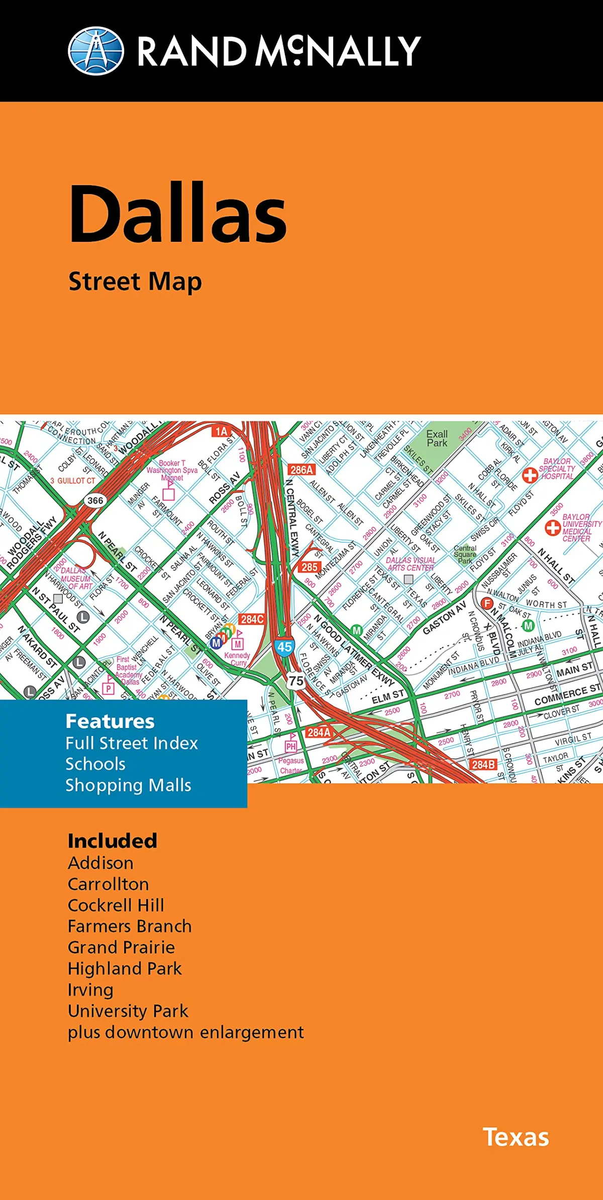 Rand Mcnally Folded Map: Dallas Street Map [Map] Rand Mcnally 1