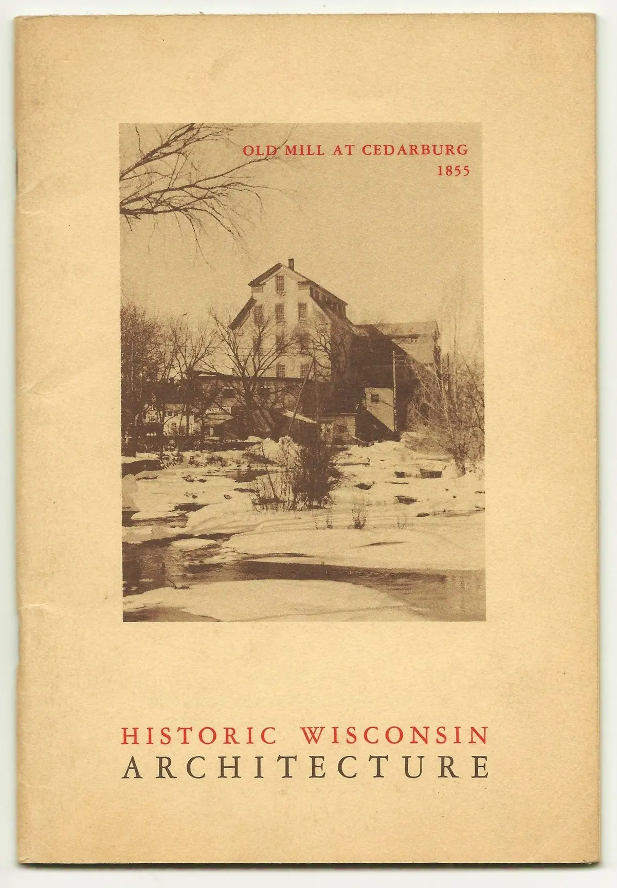 Historic Wisconsin Architecture Perrin, Richard W. E 1