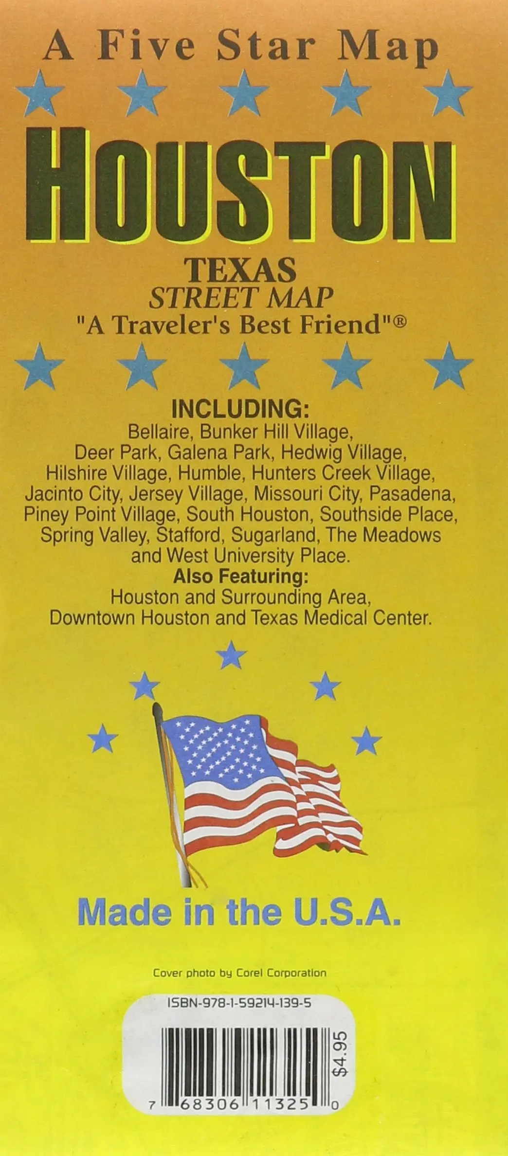 Houston, Texas Street Map 1