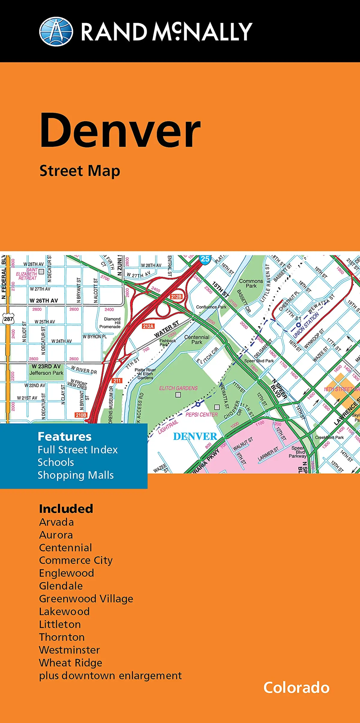 Rand Mcnally Folded Map: Denver Street Map 1