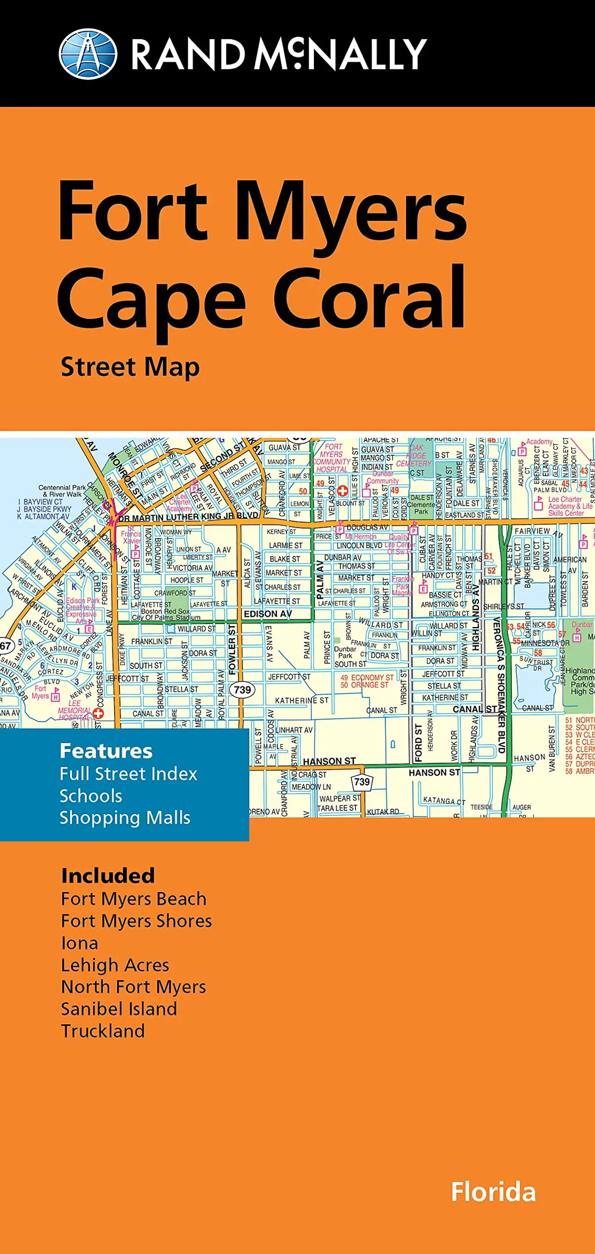 Rand Mcnally Folded Map: Fort Myers, Cape Coral Street Map [Map] Rand Mcnally 1