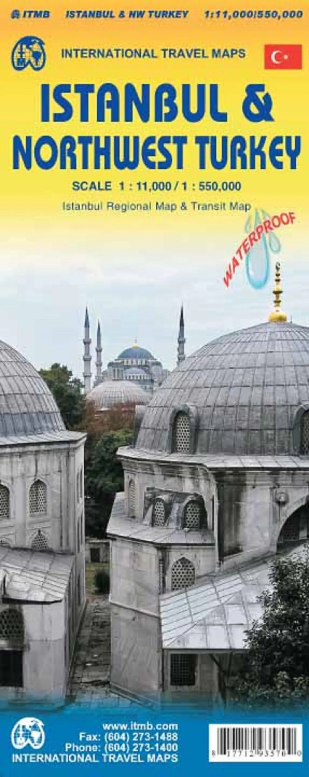 Istanbul & Northwest Turkey Travel Reference Map Wp [Map] Itmb Pulishing Ltd 1