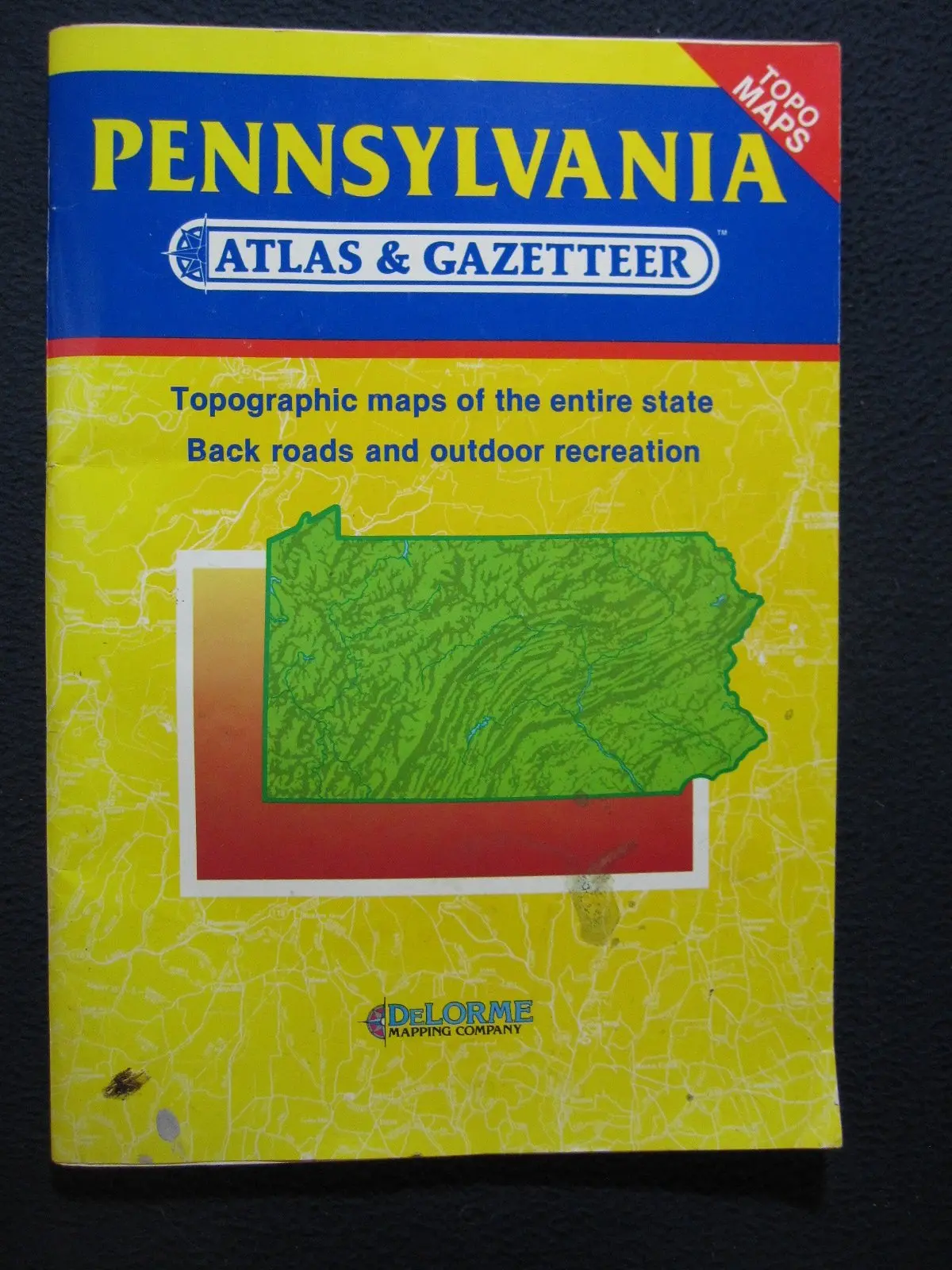 Pennsylvania Atlas And Gazetteer (Pennsylvania Atlas & Gazetteer) [Map] De Lorme Mapping Company 1
