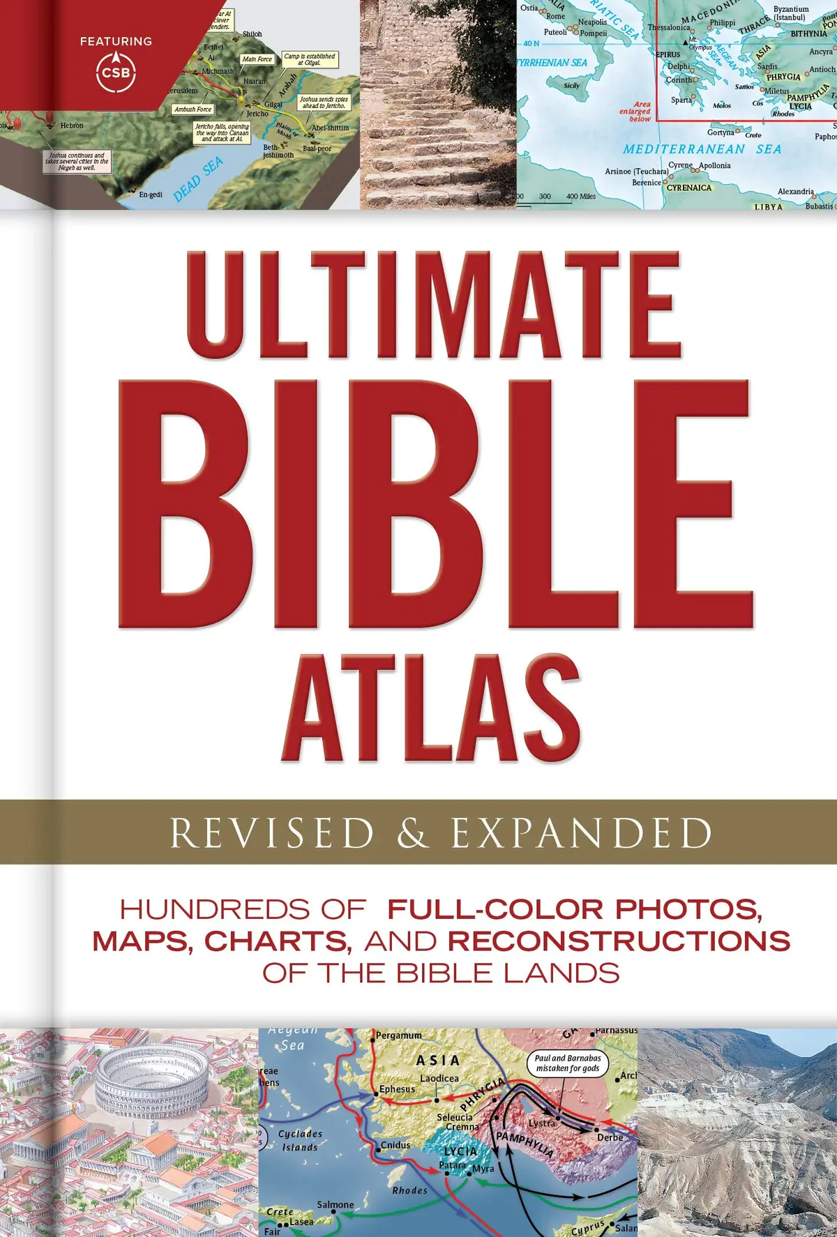 Ultimate Bible Atlas: Hundreds Of Full-Color Photos, Maps, Charts, And Reconstructions Of The Bible Lands (Ultimate Guide) [Hardcover] Csb Bibles By Holman 1