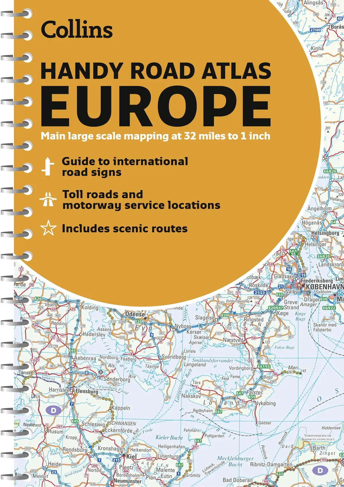 Collins Handy Road Atlas Europe [Spiral-Bound] Collins Maps 1