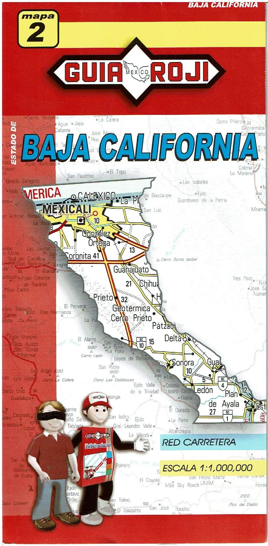Estado De Baja California Red Carretera | Escala 1:1,000,000 [Map] Agustín Palacios Roji García And Joaquín Palacios Roji García 1