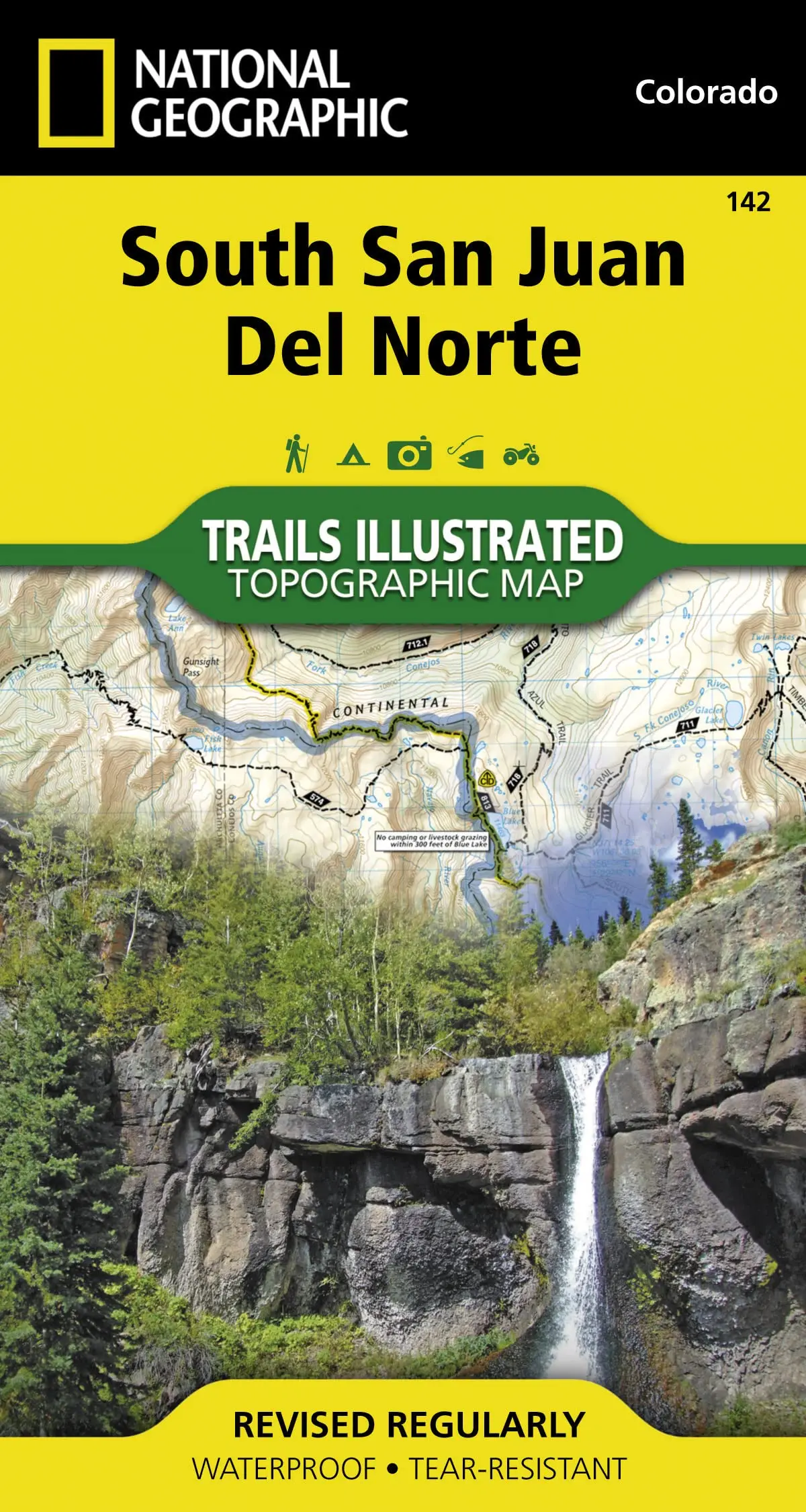 South San Juan, Del Norte Map (National Geographic Trails Illustrated Map, 142) [Map] National Geographic Maps 1