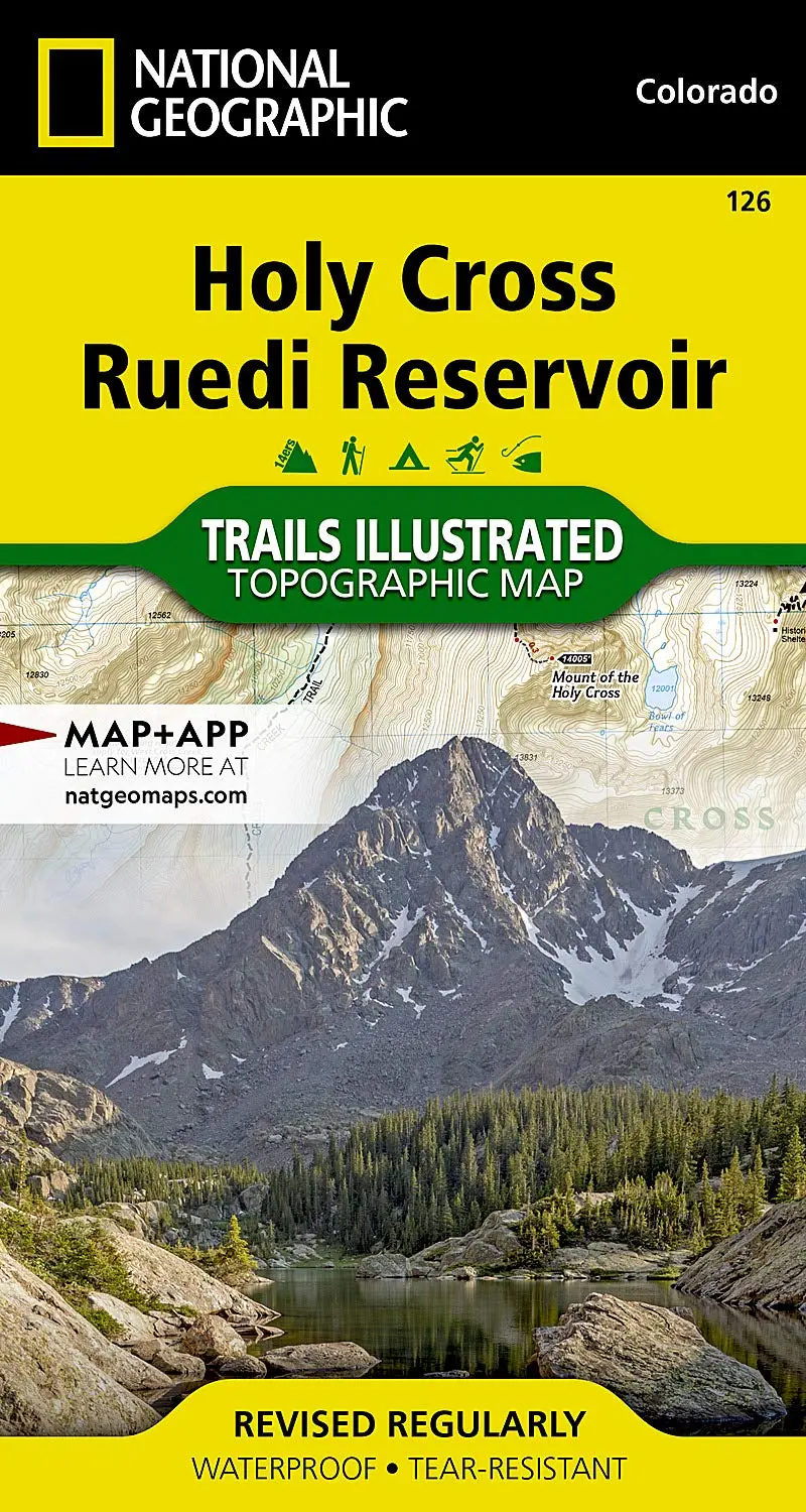 Holy Cross, Ruedi Reservoir Map (National Geographic Trails Illustrated Map, 126) [Map] National Geographic Maps - Trails Illustrated 1