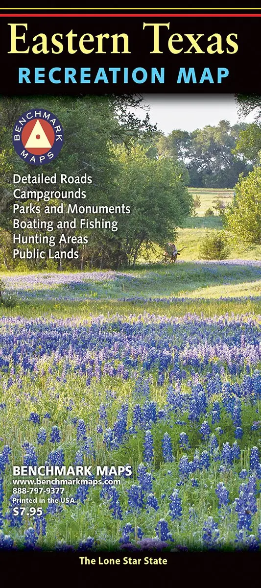 Eastern Texas Recreation Map (The Loe Star State) 1