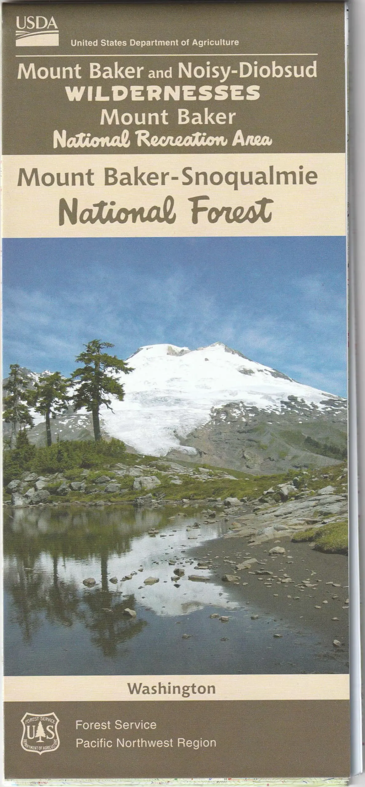 Mount Baker And Noisy-Diobsud Wilernesses And Mount Baker National Recreation Area, Mount Baker-Snoqualmie National Forest, Washington [Paperback] National Forest Service Pacific Northwest Region 1