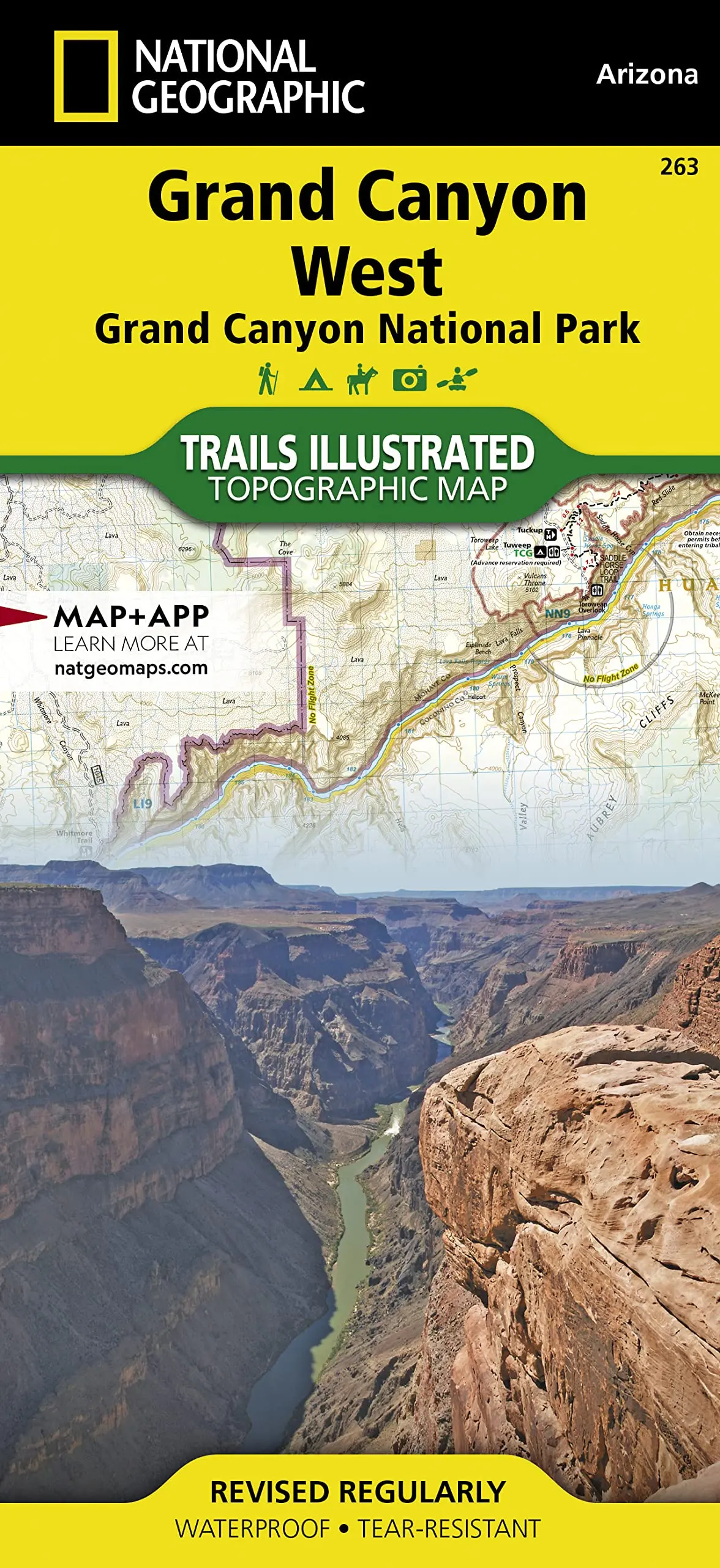 Grand Canyon West [Grand Canyon National Park] (National Geographic Trails Illustrated Map) (National Geographic Trails Illustrated Map, 263) [Map] National Geographic Maps - Trails Illustrated 1