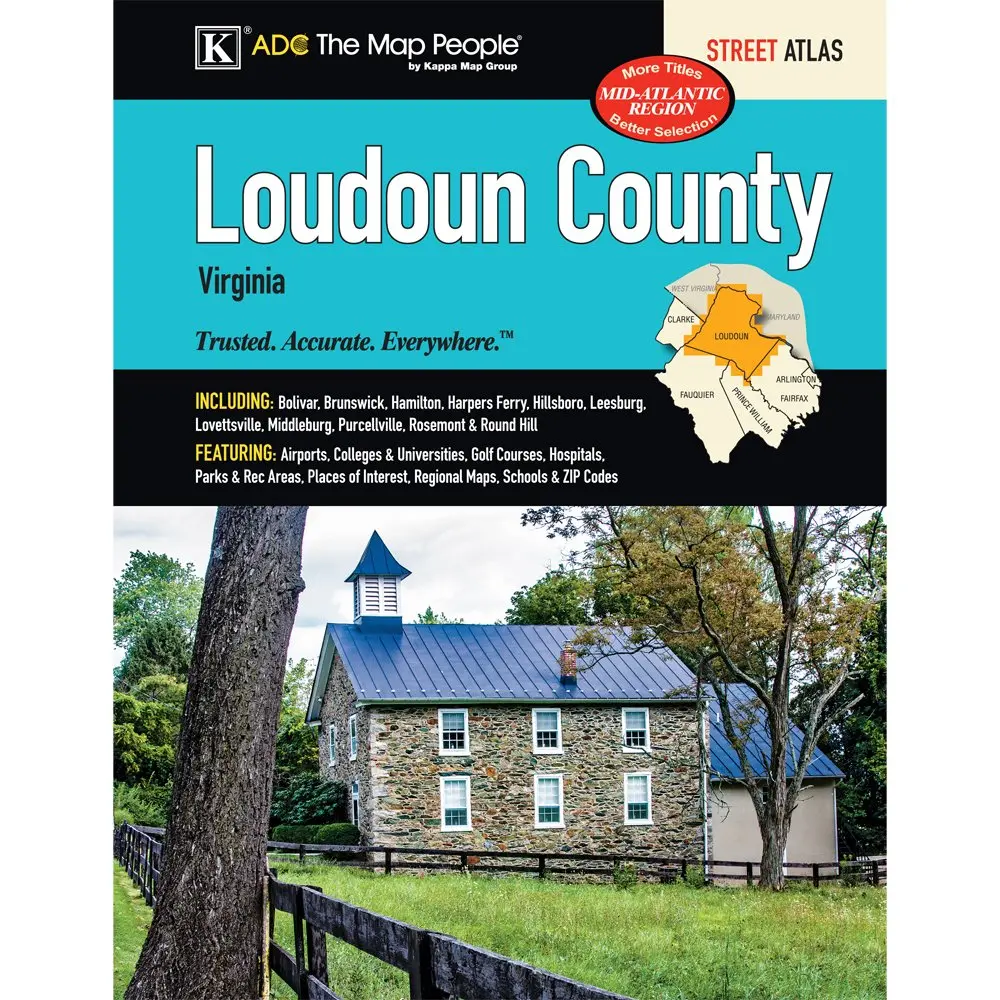 Loudoun County, Va Street Atlas Kappa Map Group 1