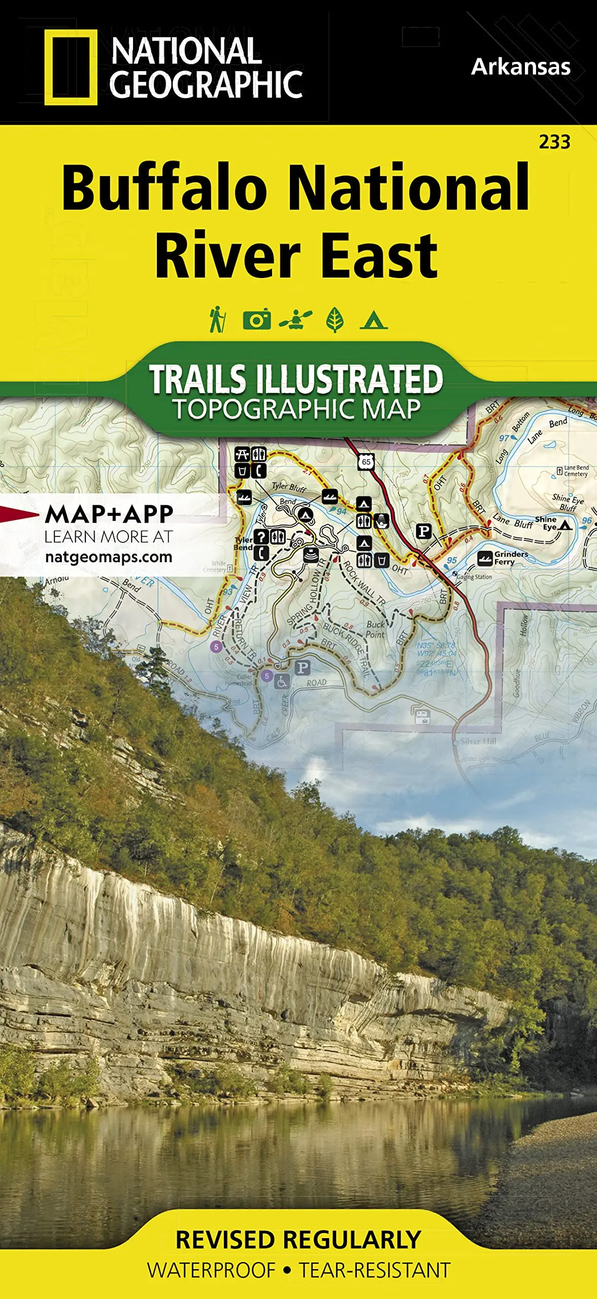 Buffalo National River East [Map] National Geographic Maps - Trails Illustrated 1