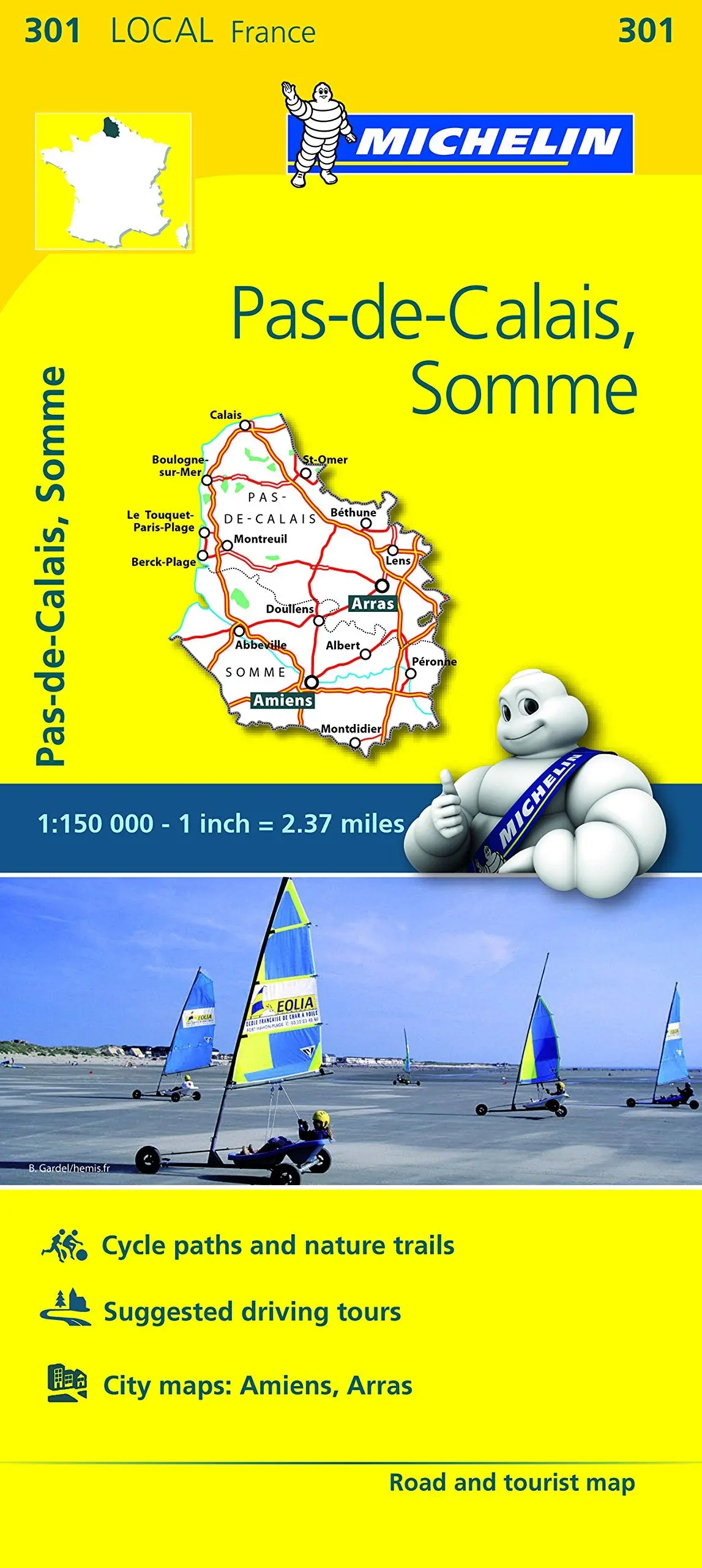 Michelin France: Pas-De-Calais, Somme Map 301 (Maps/Local (Michelin)) Michelin 1