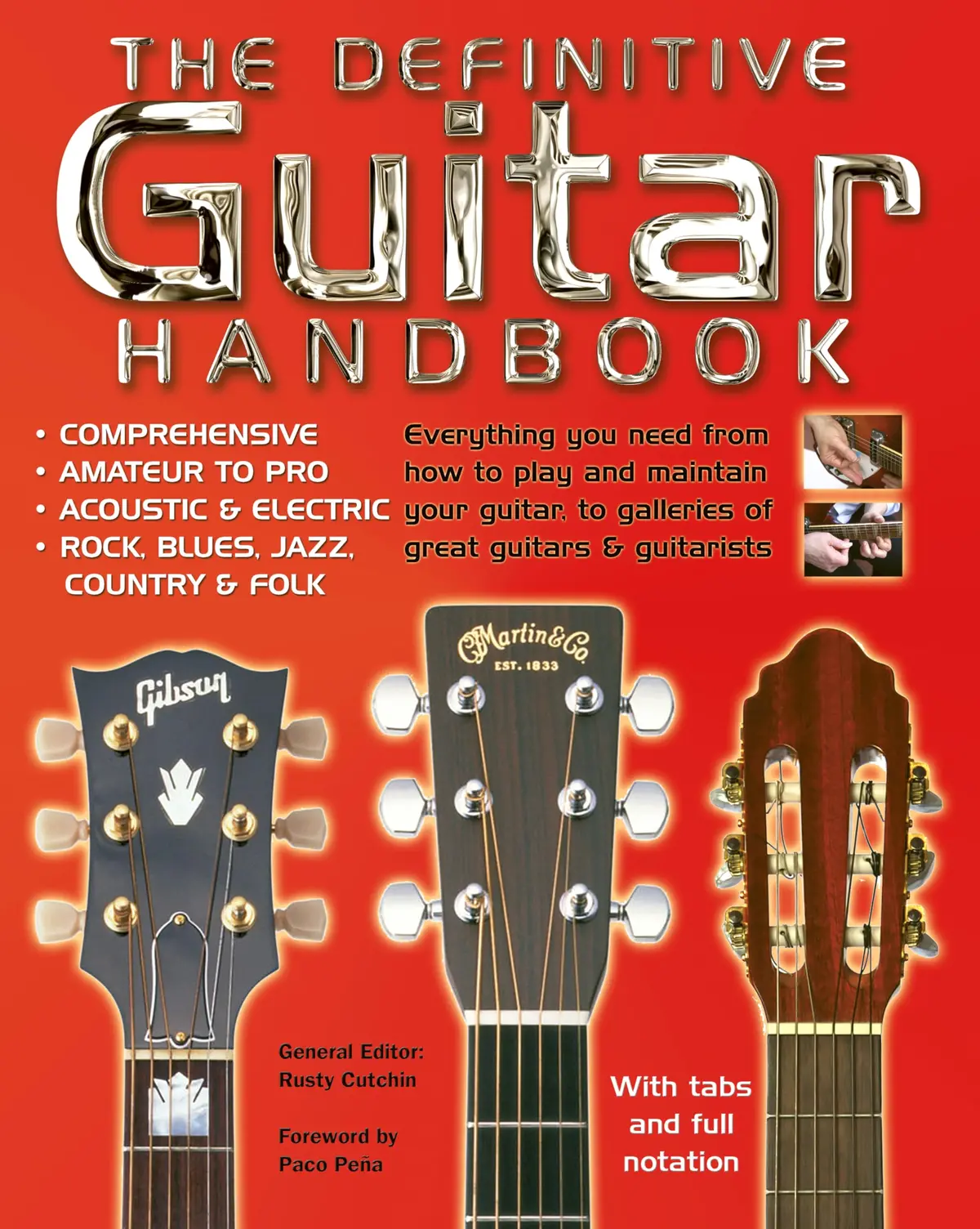 Definitive Guitar Handbook [Paperback] Cutchin, Rusty; Douse, Cliff And Pe?A, Paco 1